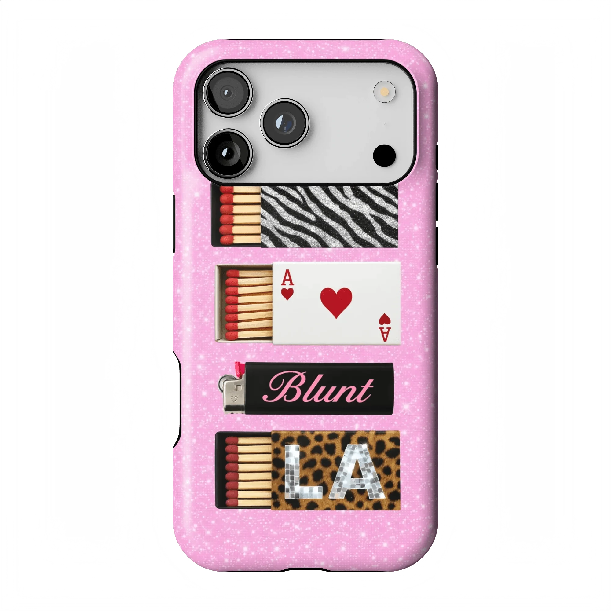 Baby Pink Match iPhone Case - Image 3