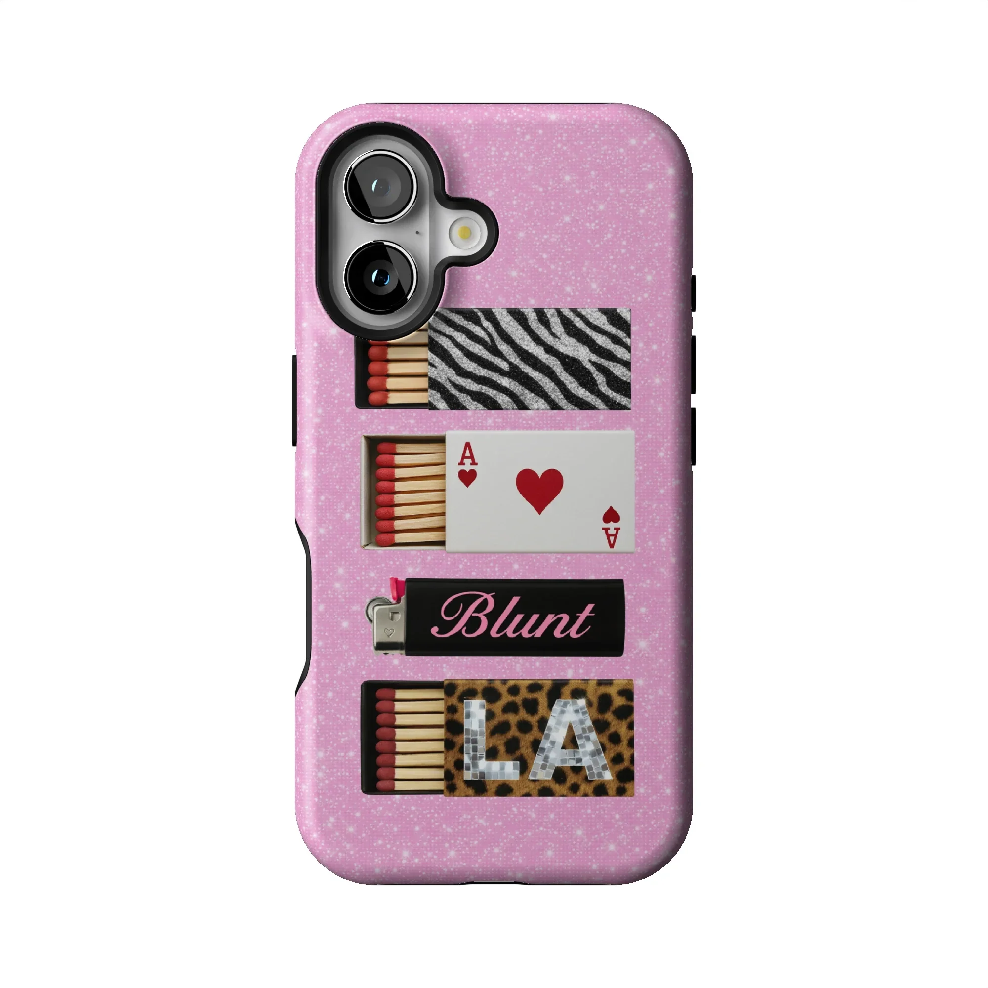 Baby Pink Match iPhone Case - Image 36