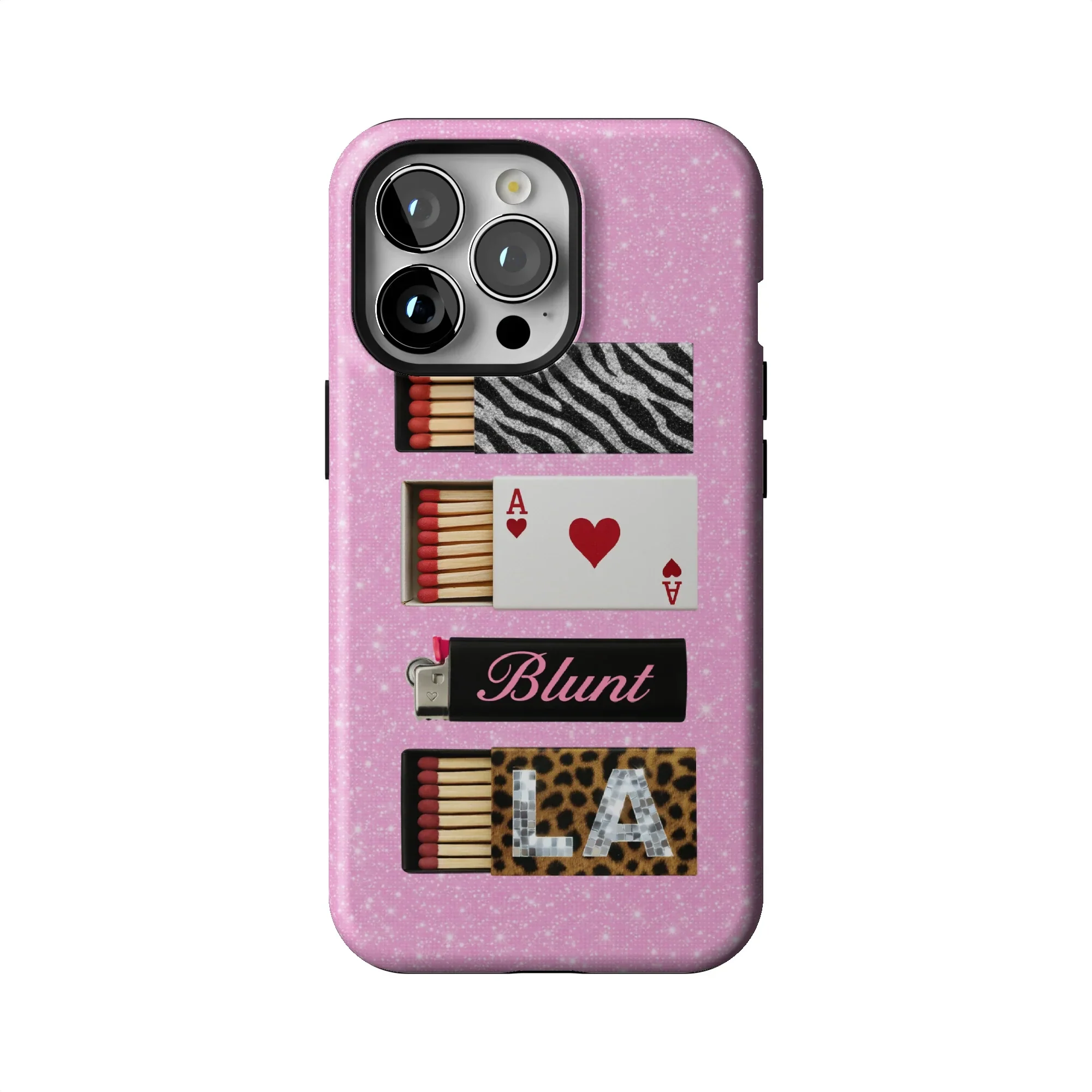 Baby Pink Match iPhone Case - Image 49