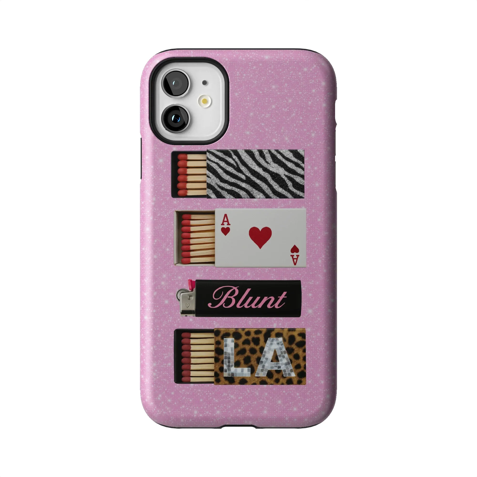 Baby Pink Match iPhone Case - Image 56