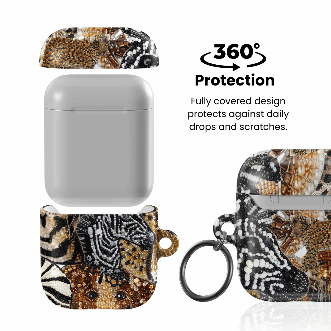 Beaded Prints AirPod Case - Image 2