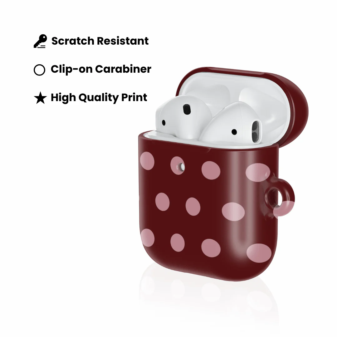 Berry Dot AirPod Case - Image 3