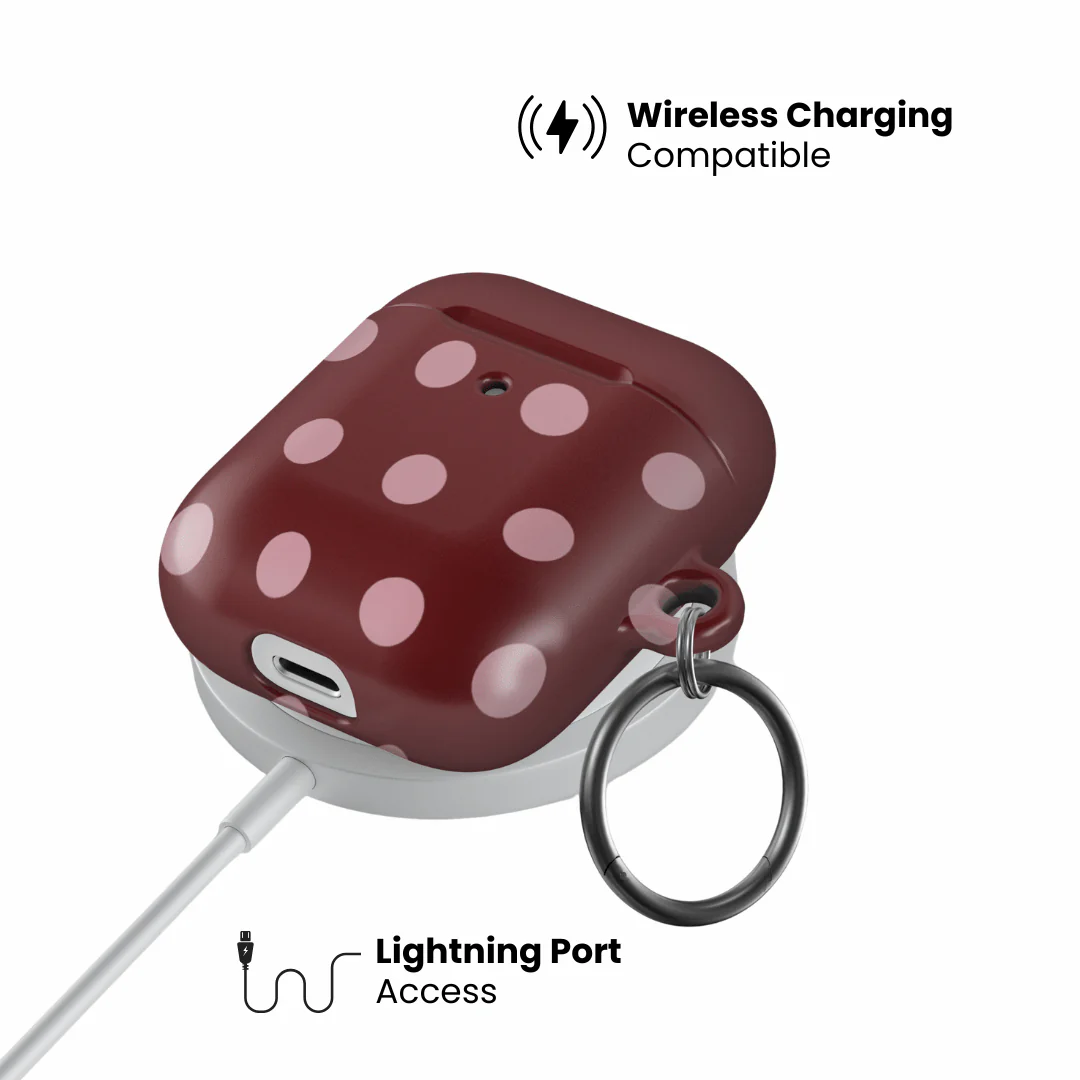 Berry Dot AirPod Case - Image 4