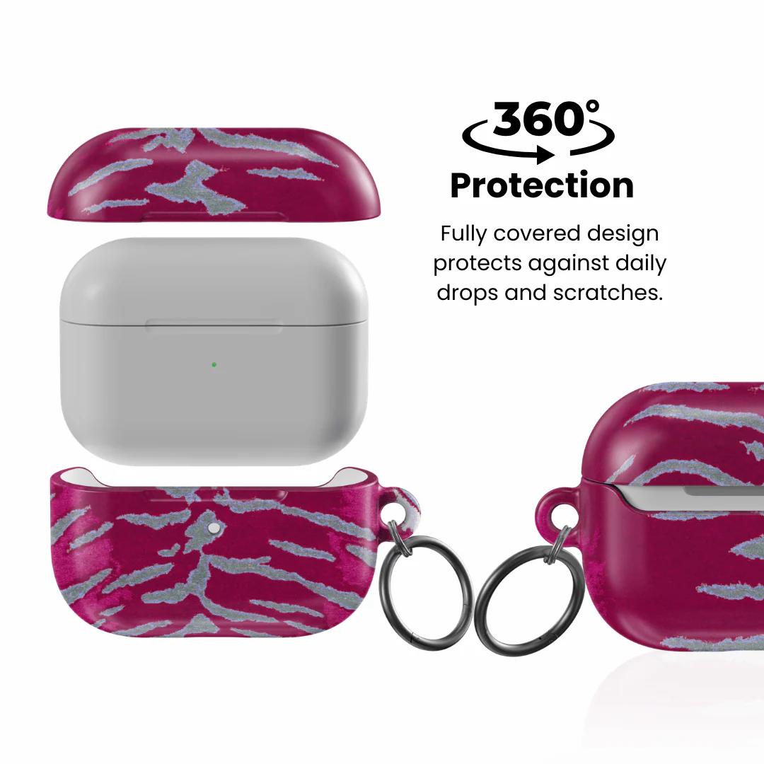 Berry Veins AirPod Case - Image 6