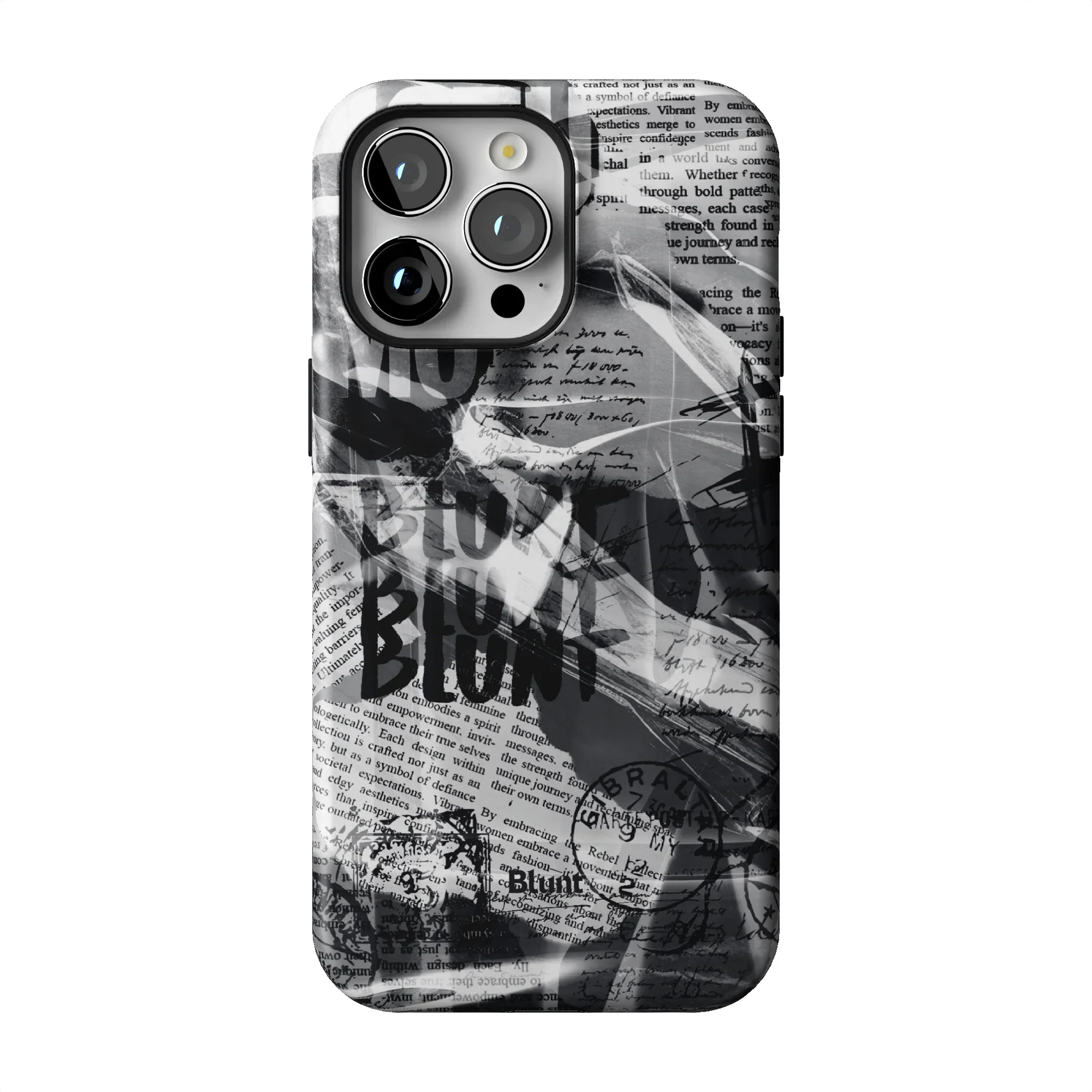 Black Love Letter iPhone Case - Image 46