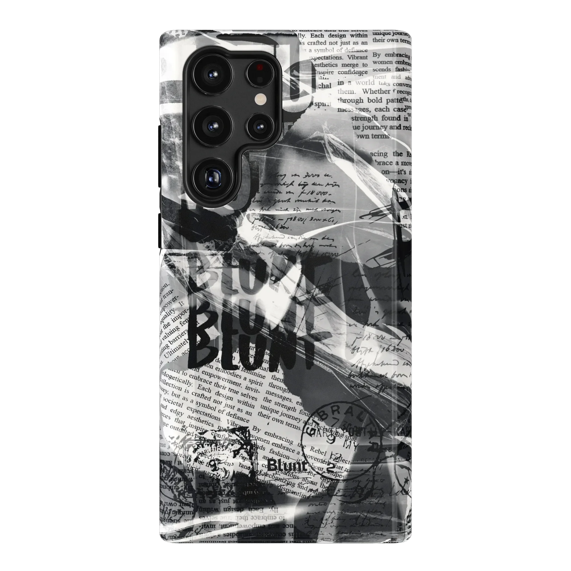 Black Love Letter Samsung Case - Image 12