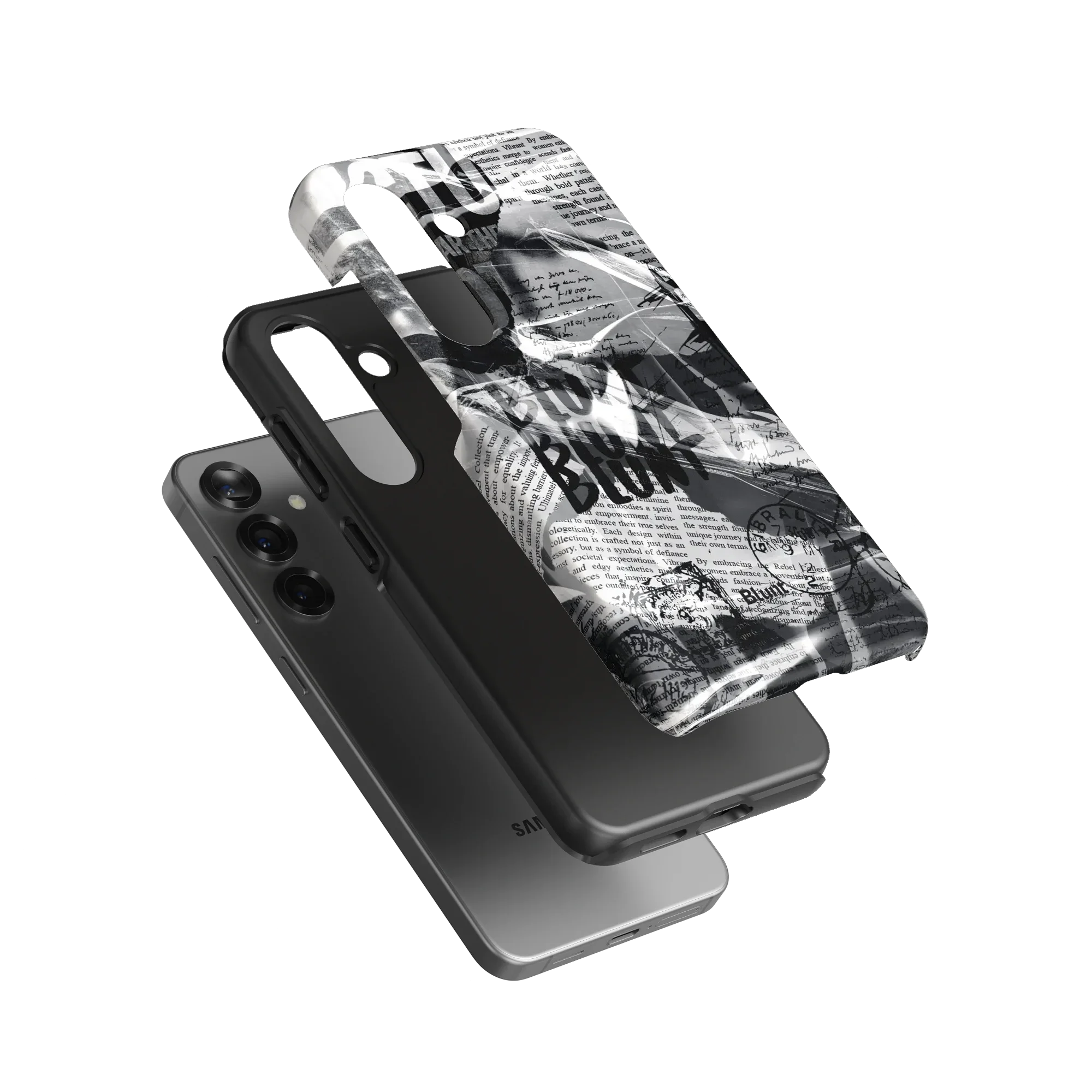 Black Love Letter Samsung Case - Image 14