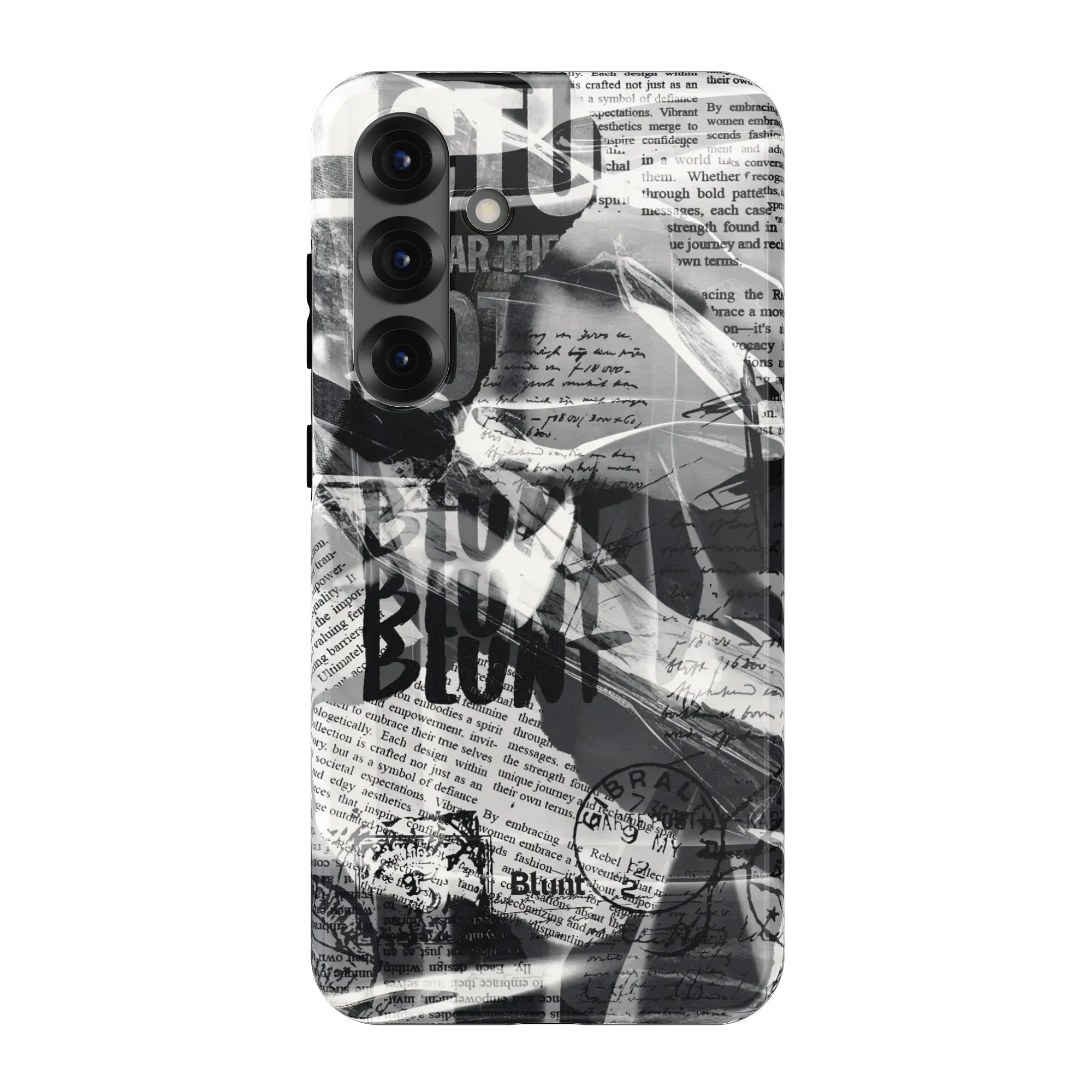 Black Love Letter Samsung Case - Image 2