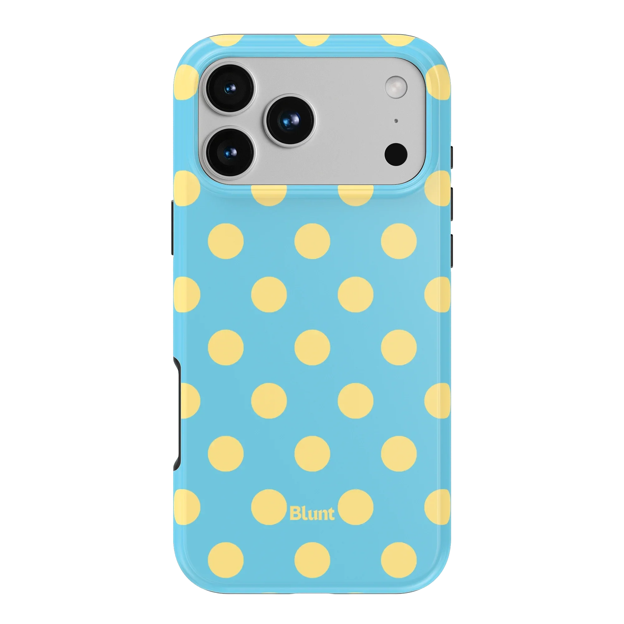 Blue Butter Polka iPhone Case - Image 3