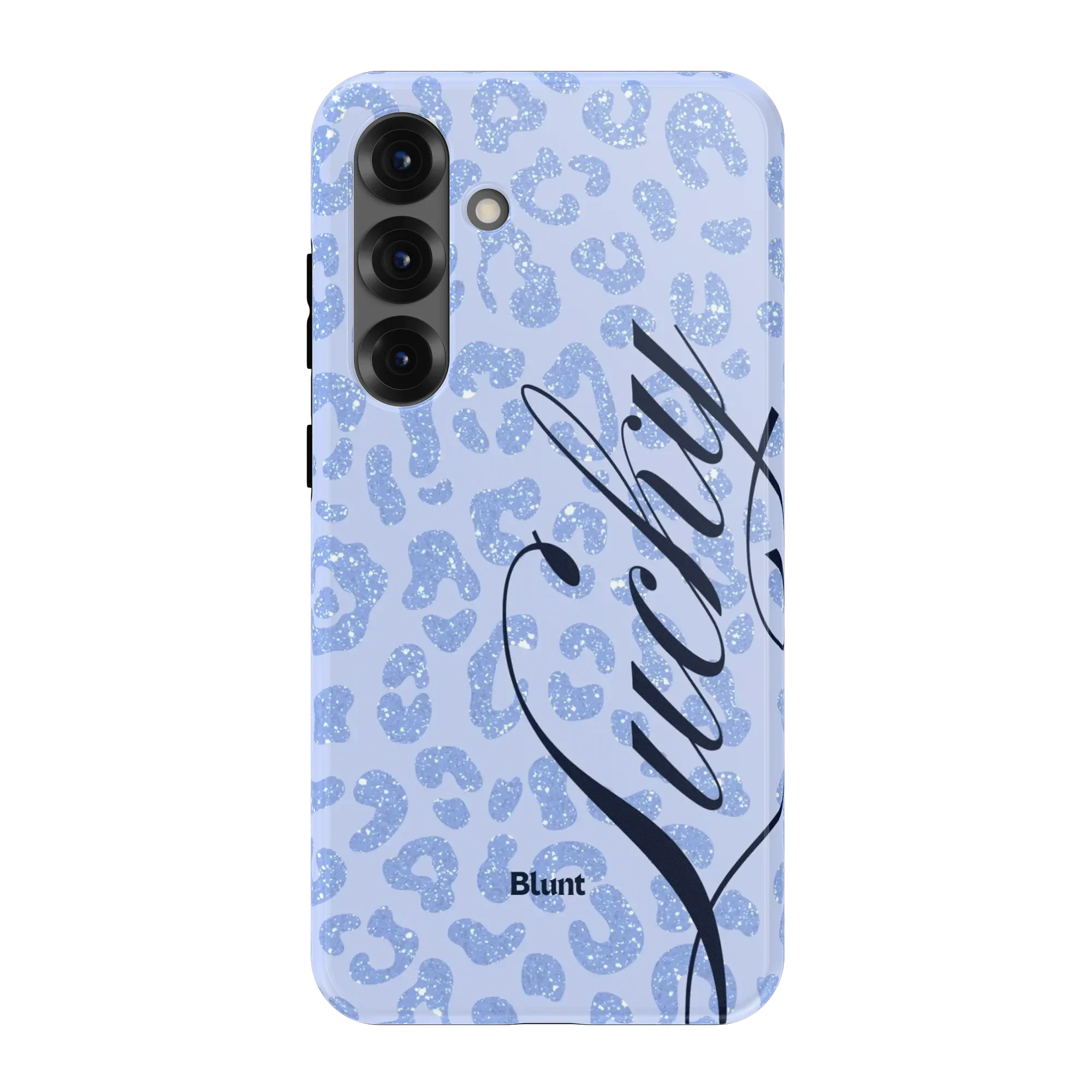 Blue Cheetah Lucky Samsung Case - Image 2