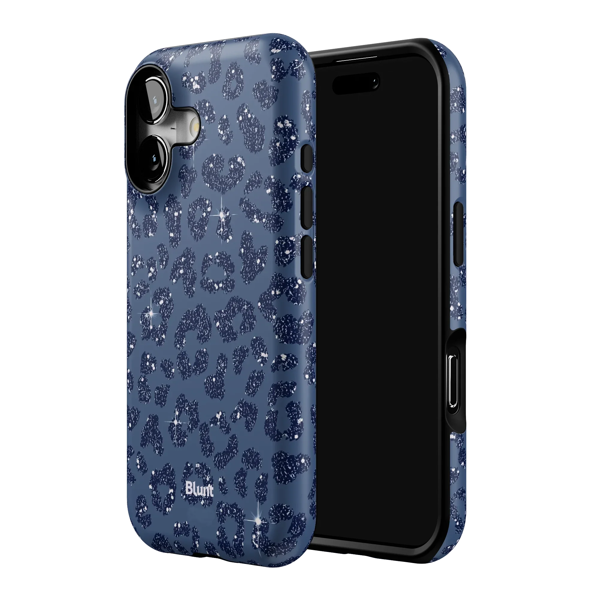 Blue Cheetah Print iPhone Case - Image 28