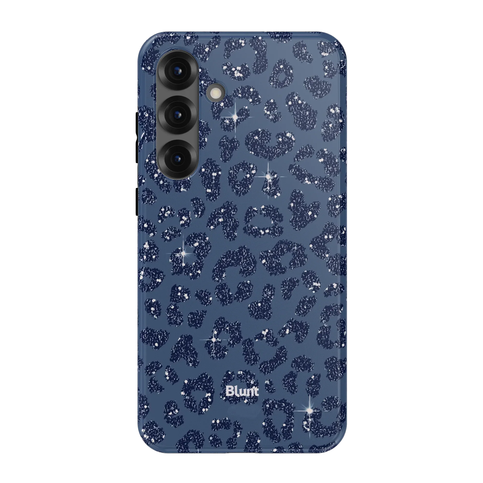 Blue Cheetah Print Samsung Case - Image 2