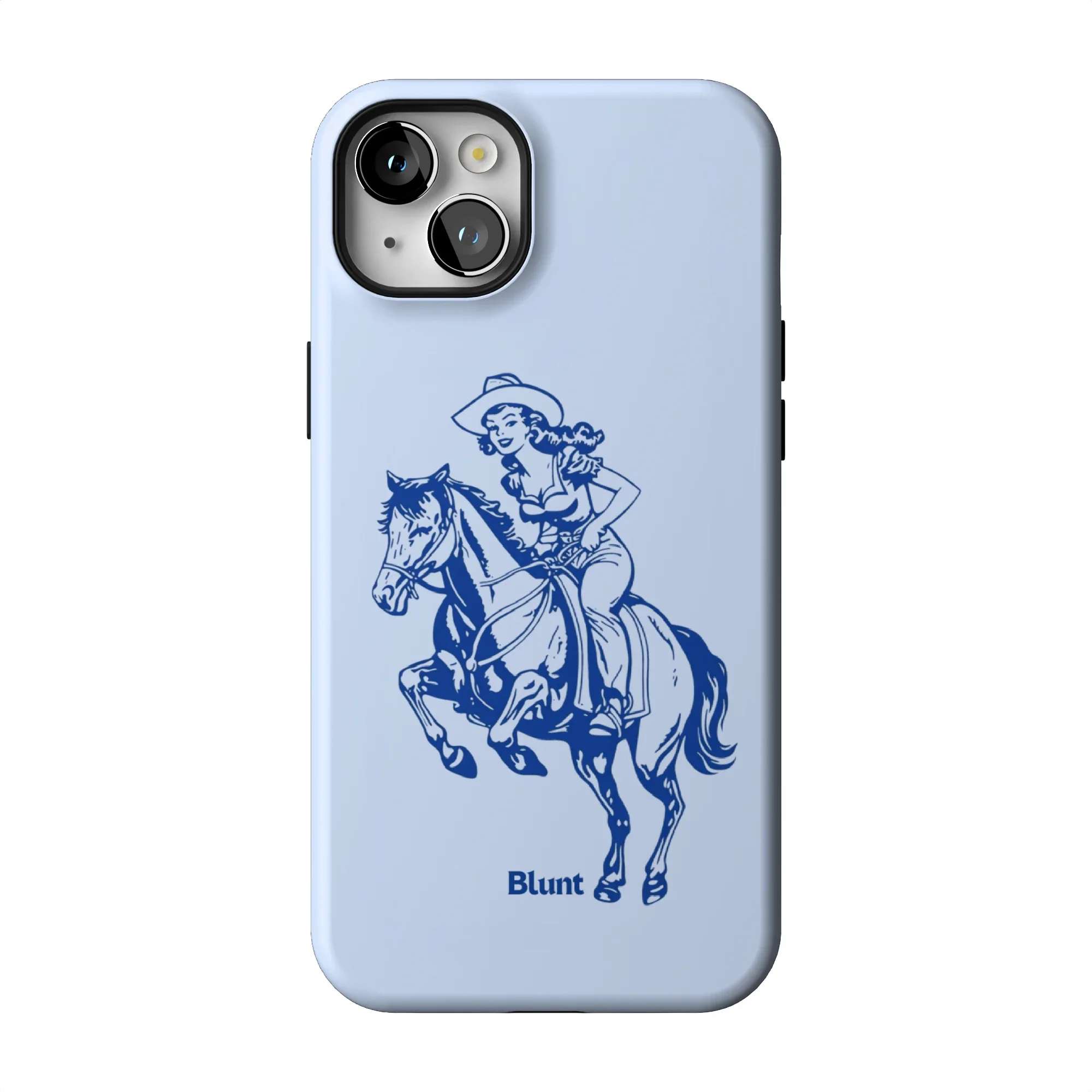 Blue Lasso Lady iPhone Case - Image 17