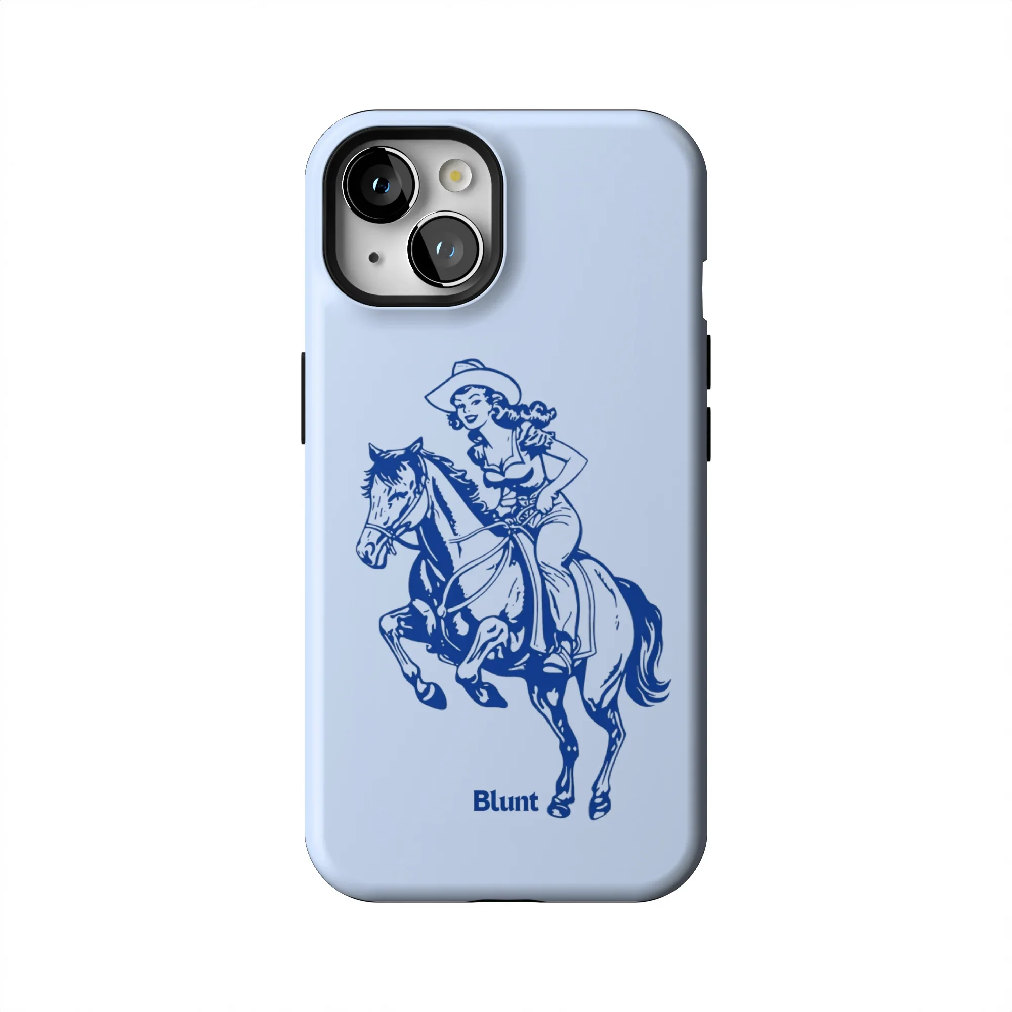 Blue Lasso Lady iPhone Case - Image 18