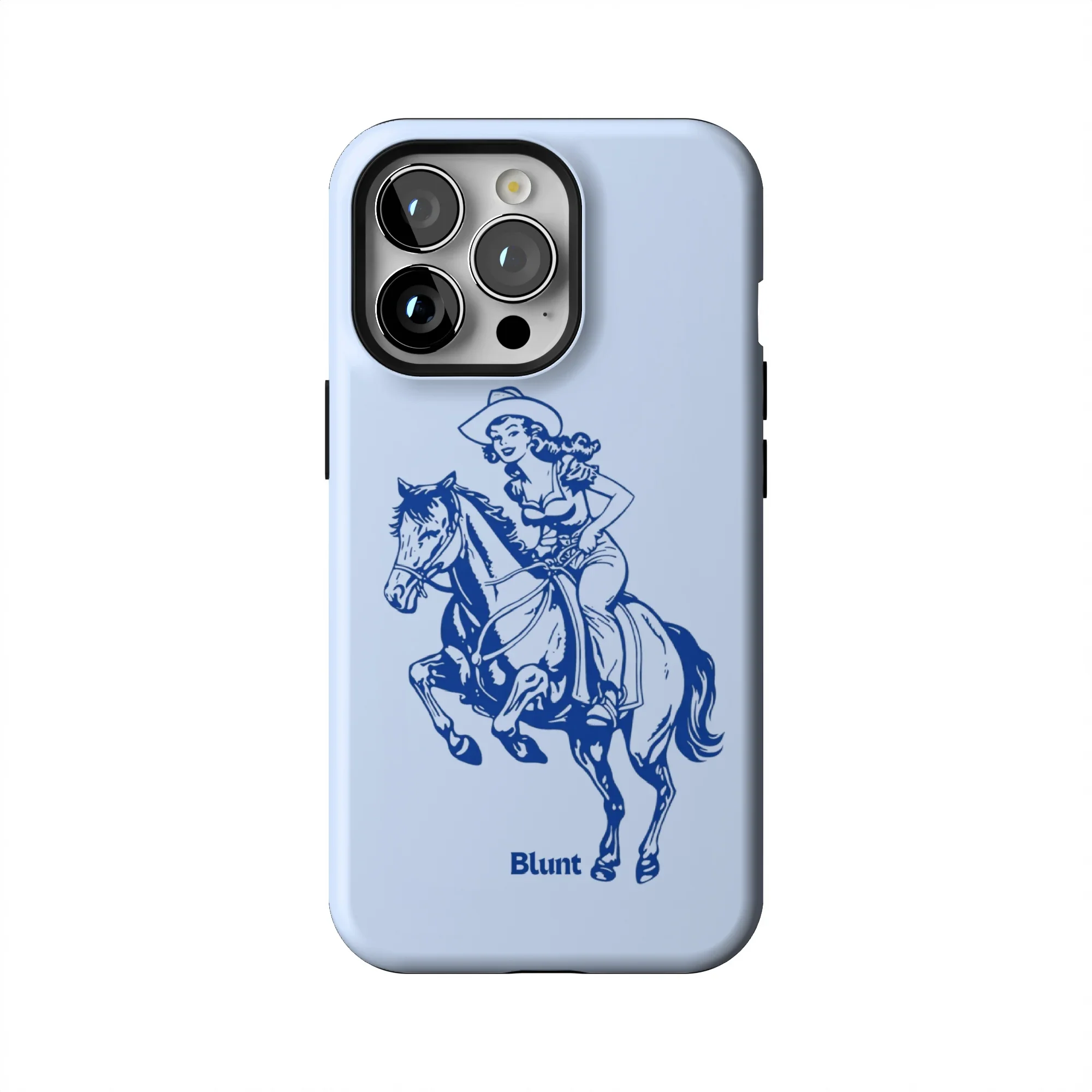 Blue Lasso Lady iPhone Case - Image 19