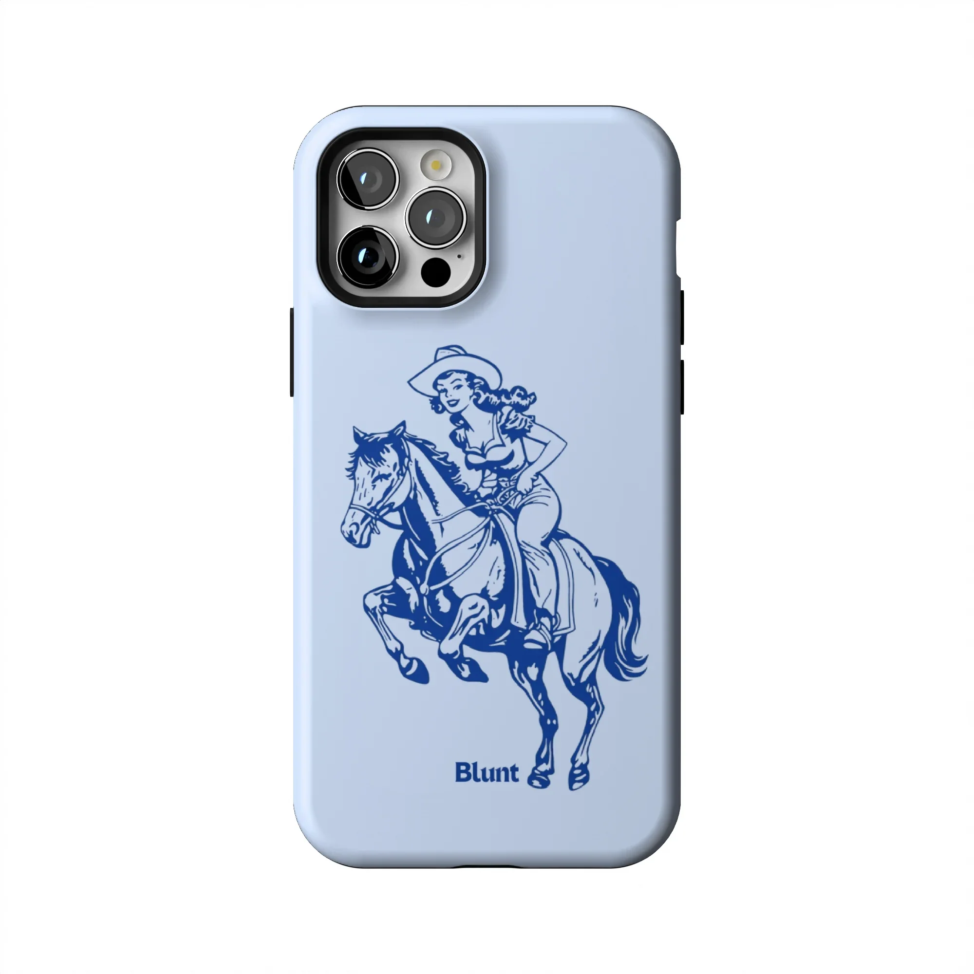 Blue Lasso Lady iPhone Case - Image 23