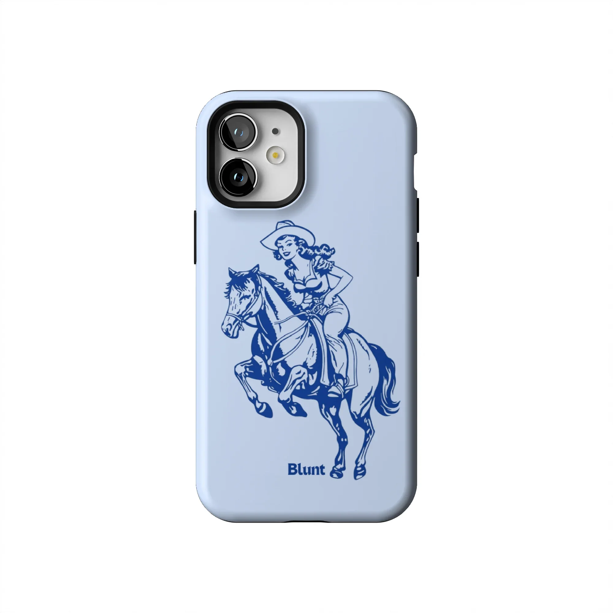 Blue Lasso Lady iPhone Case - Image 25