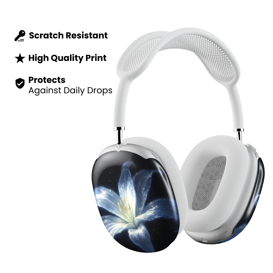 Blue Lilly AirPod Max Case - Image 3