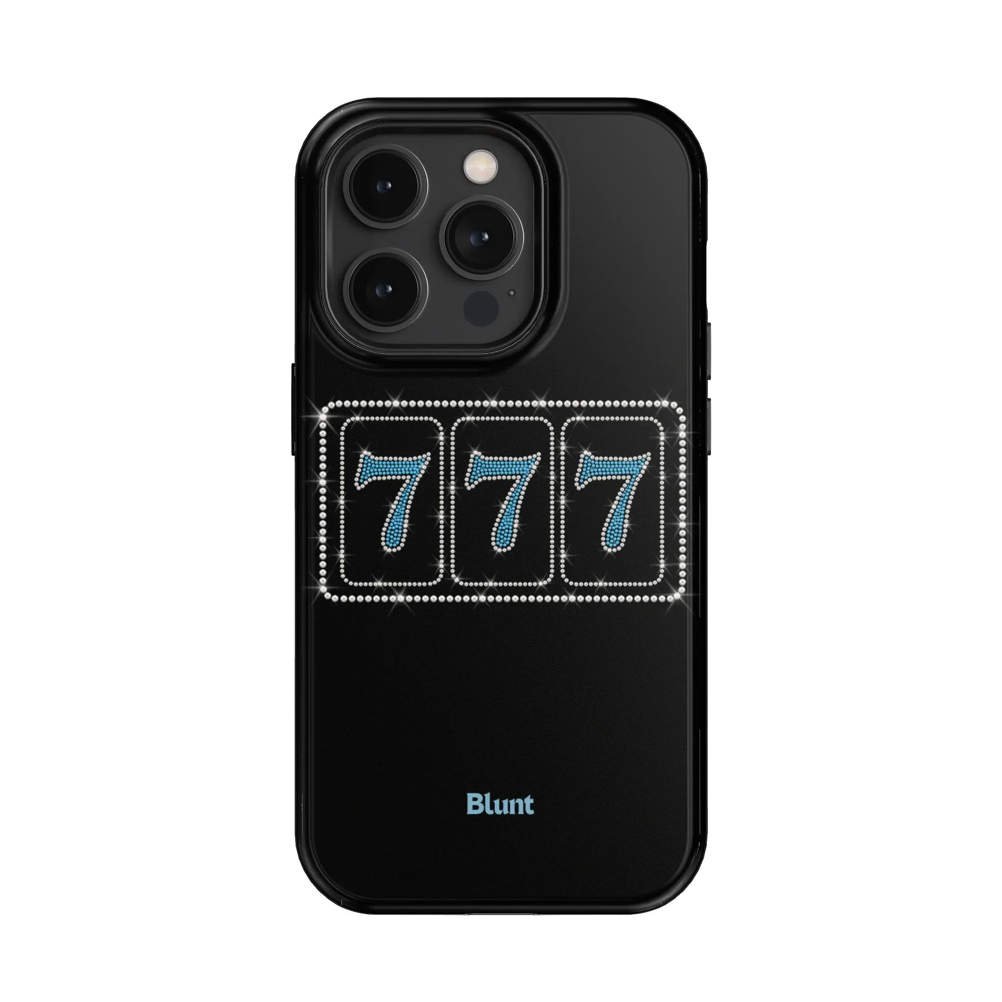 Blue Lucky 777 iPhone Case - Image 14