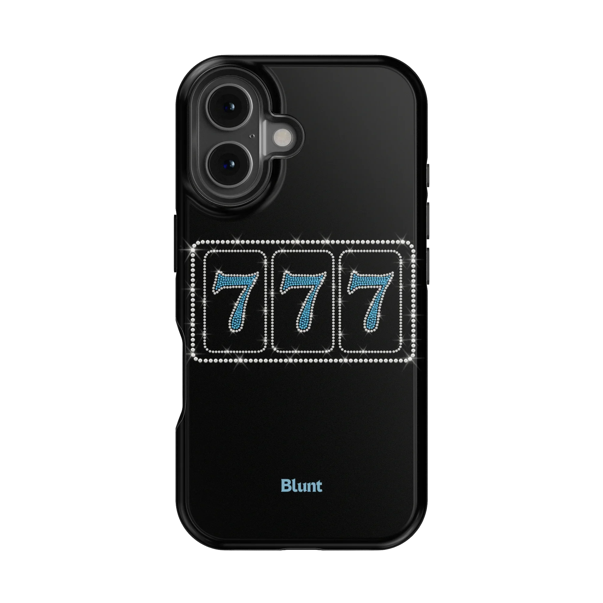 Blue Lucky 777 iPhone Case - Image 5