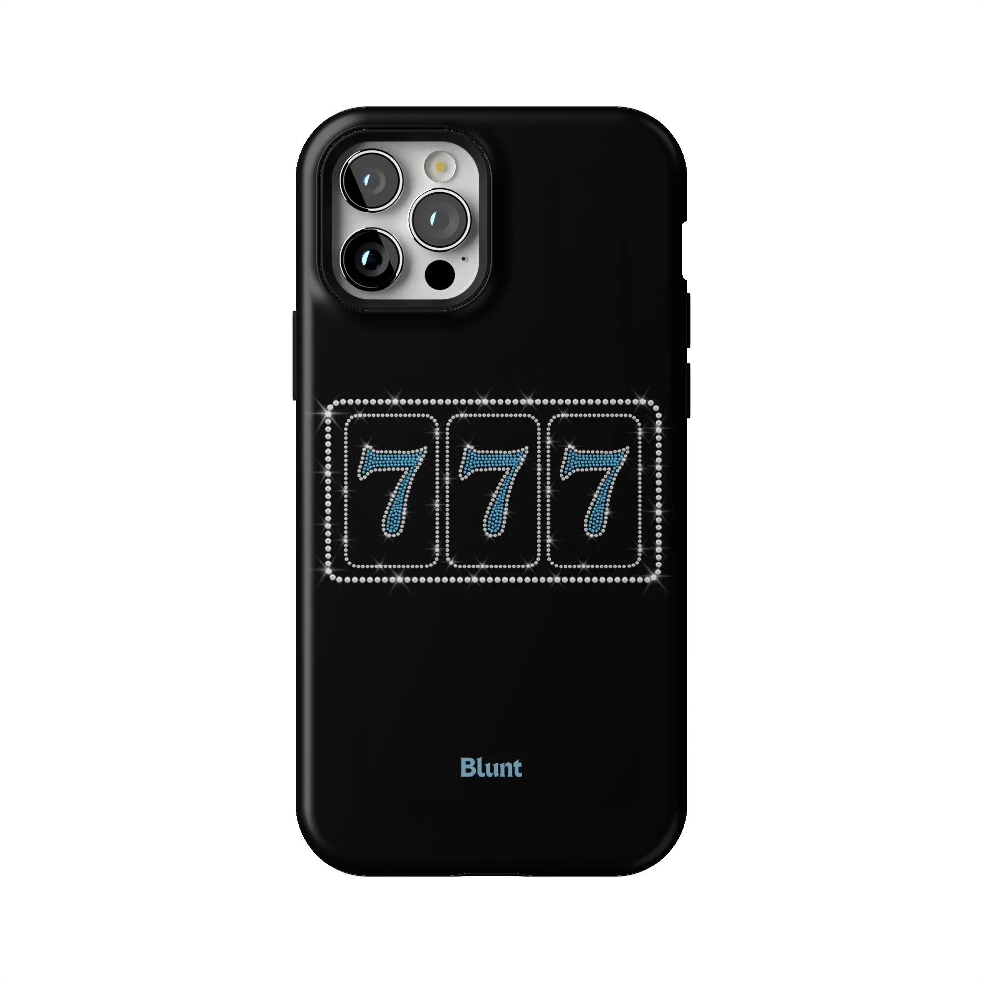 Blue Lucky 777 iPhone Case - Image 53