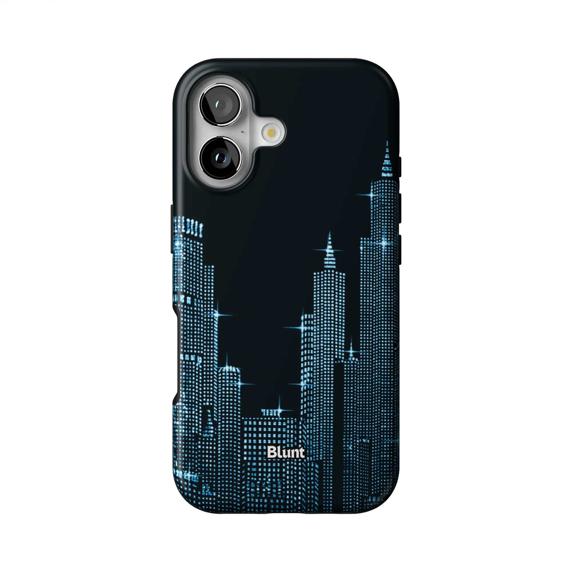 Blue NYC Skyeline iPhone Case - Image 2