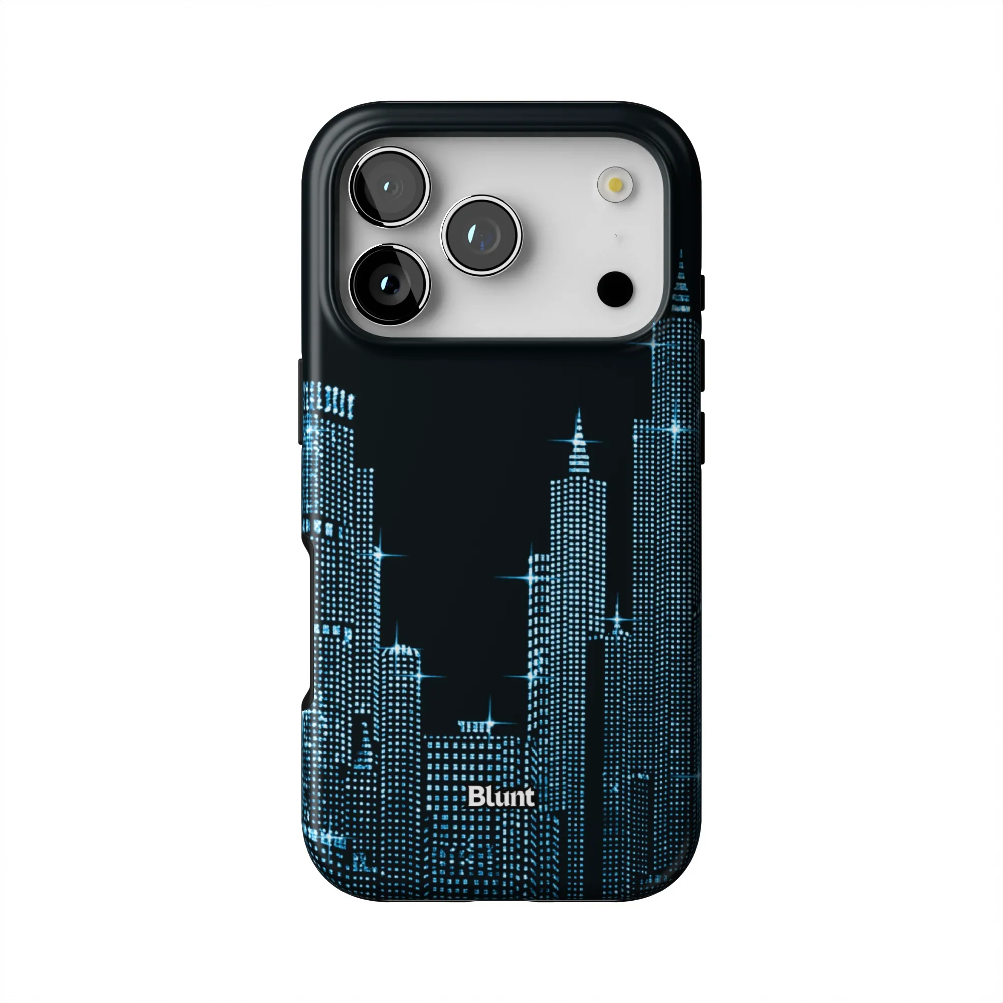 Blue NYC Skyeline iPhone Case - Image 3