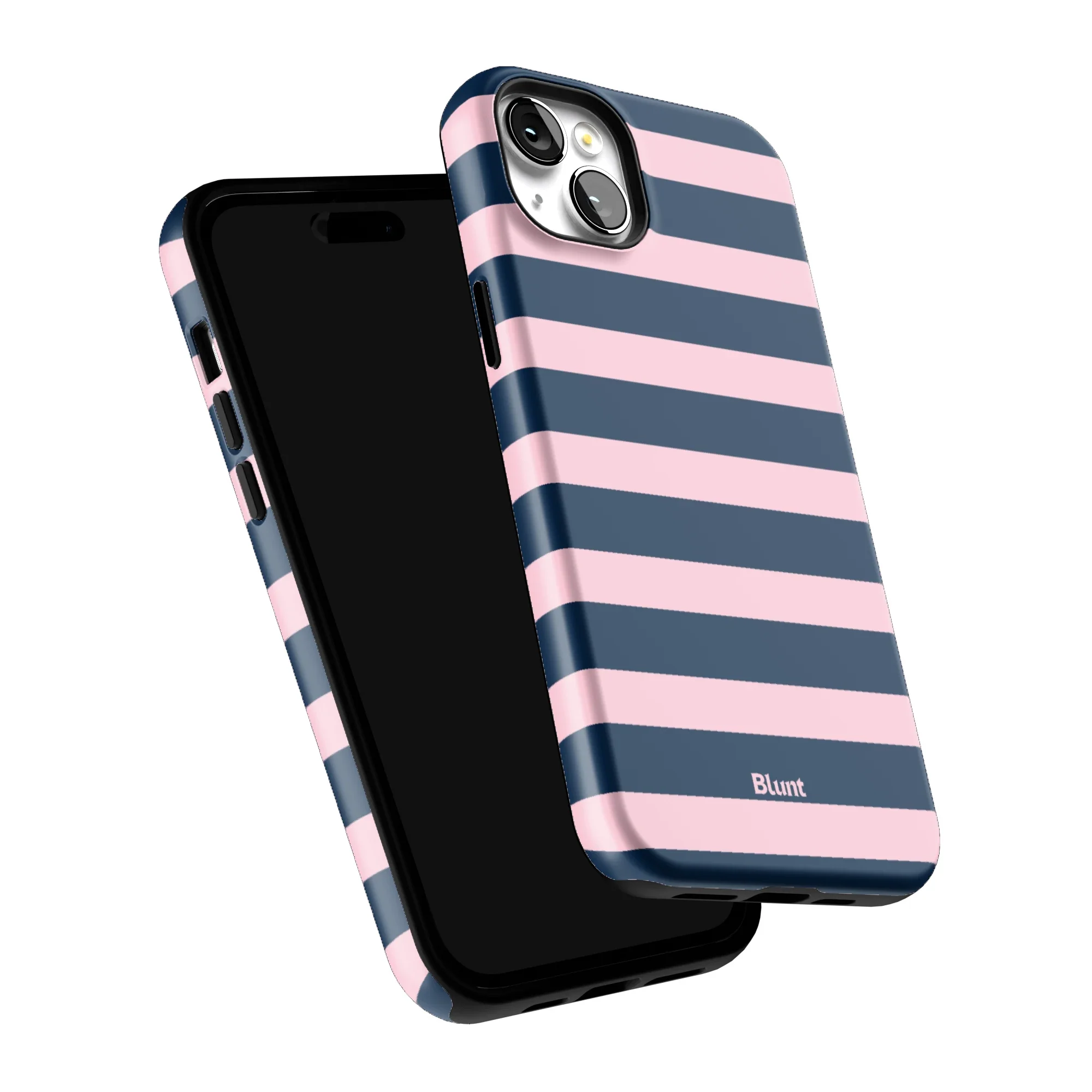 Blueberry Blush Stripe iPhone Case - Image 107
