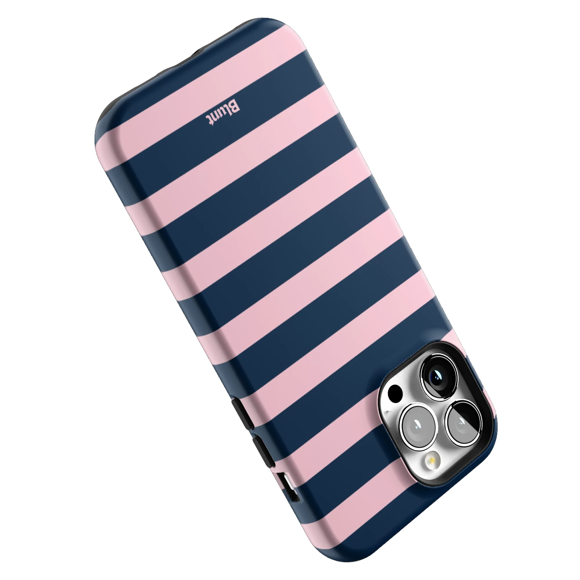 Blueberry Blush Stripe iPhone Case - Image 124