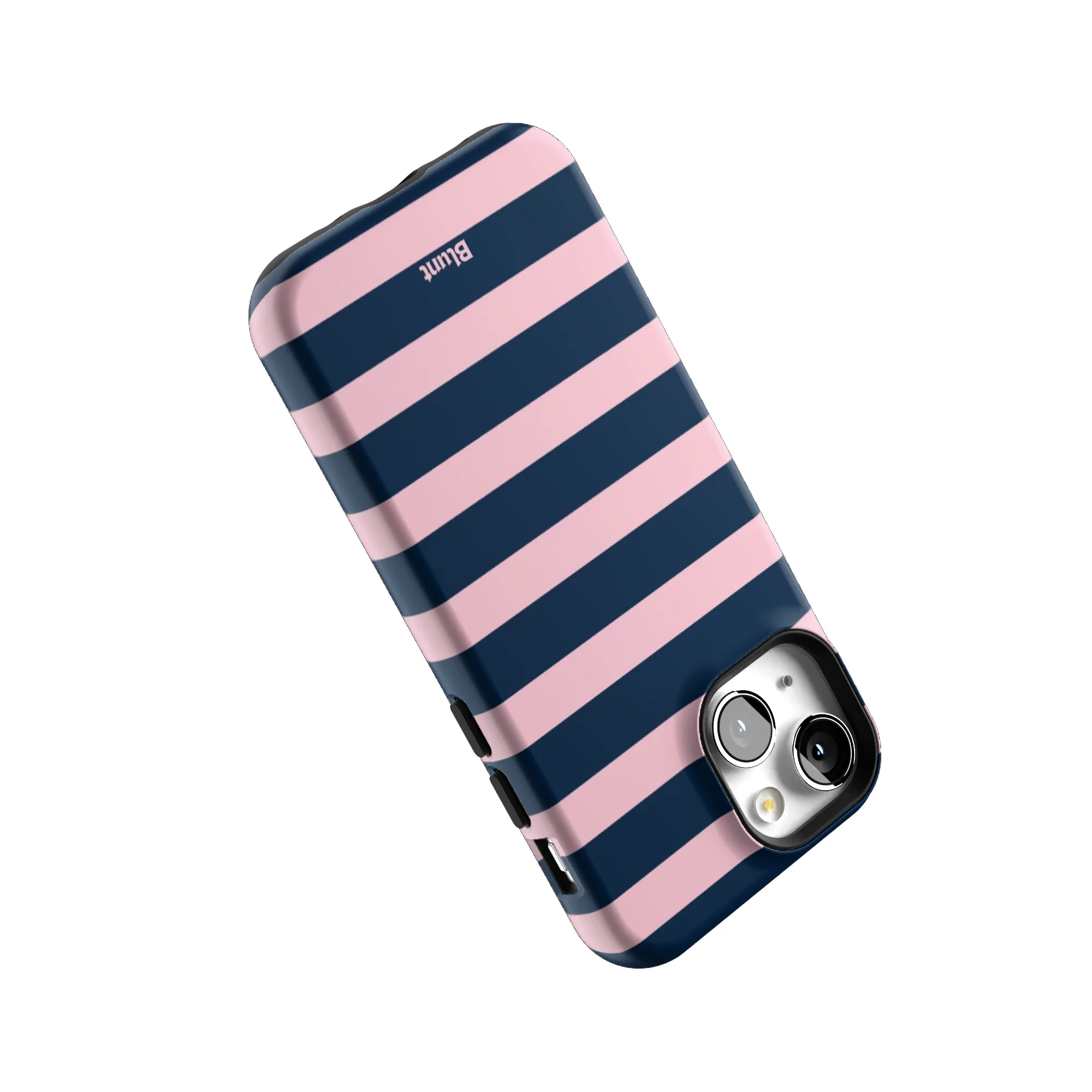 Blueberry Blush Stripe iPhone Case - Image 130