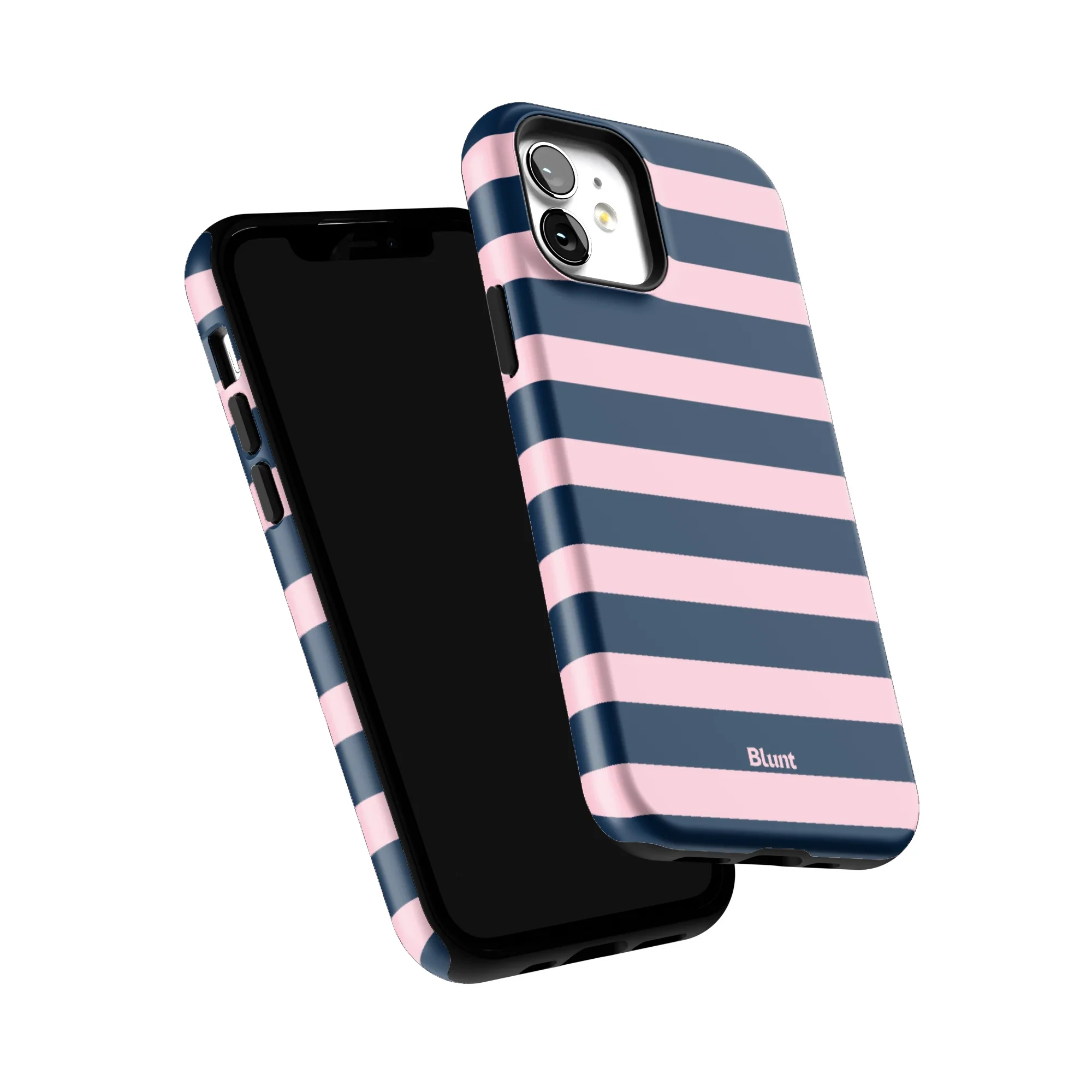 Blueberry Blush Stripe iPhone Case - Image 137