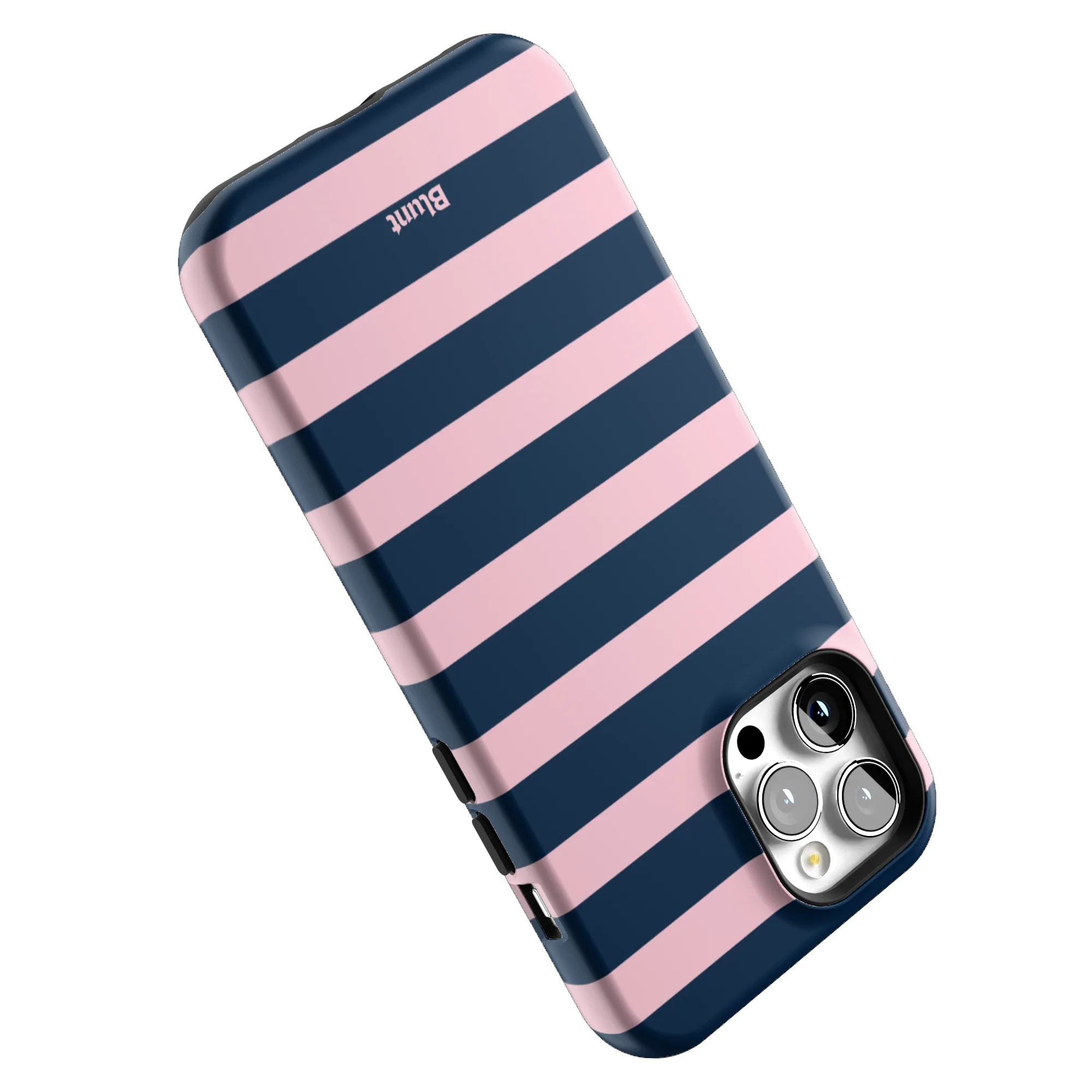 Blueberry Blush Stripe iPhone Case - Image 148