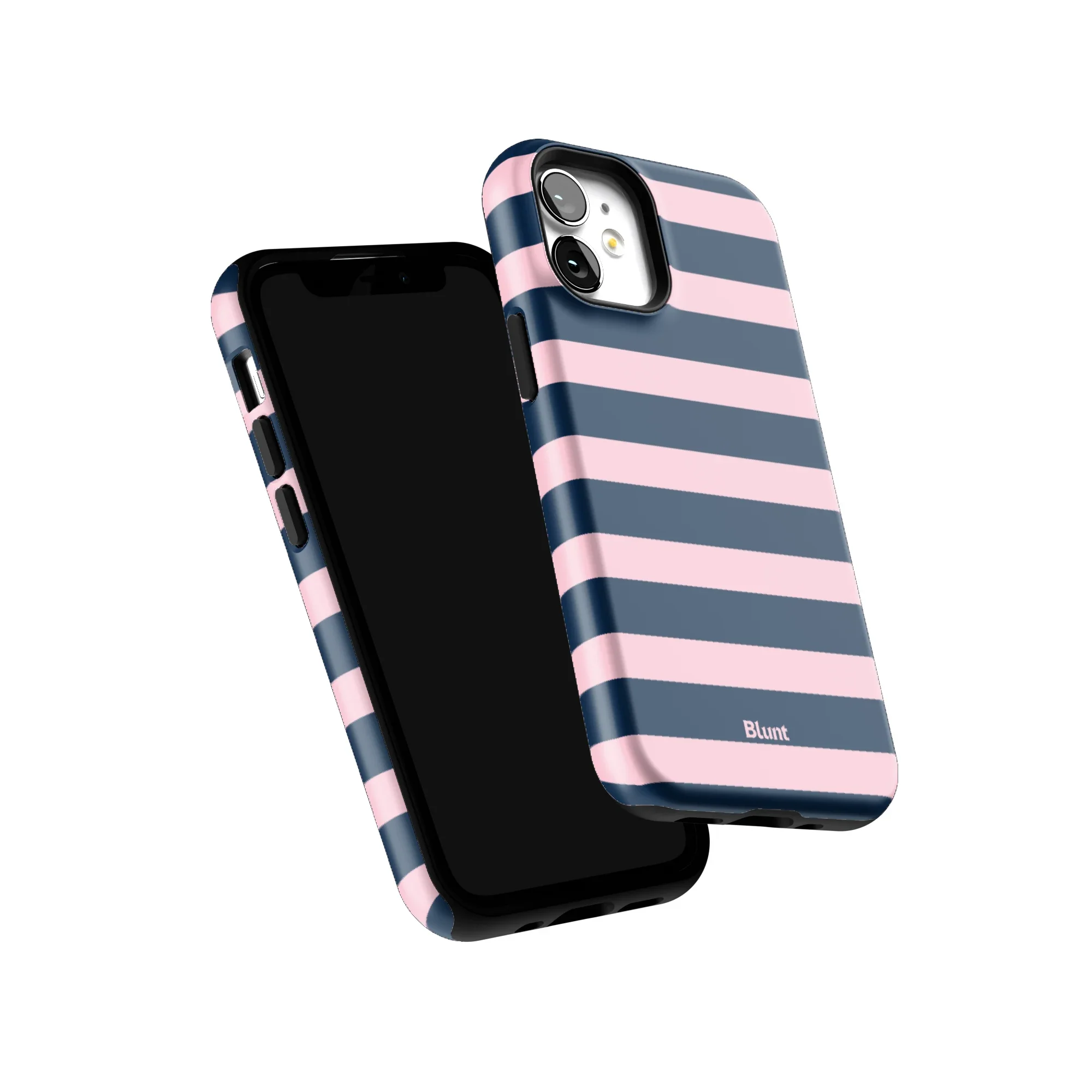 Blueberry Blush Stripe iPhone Case - Image 155