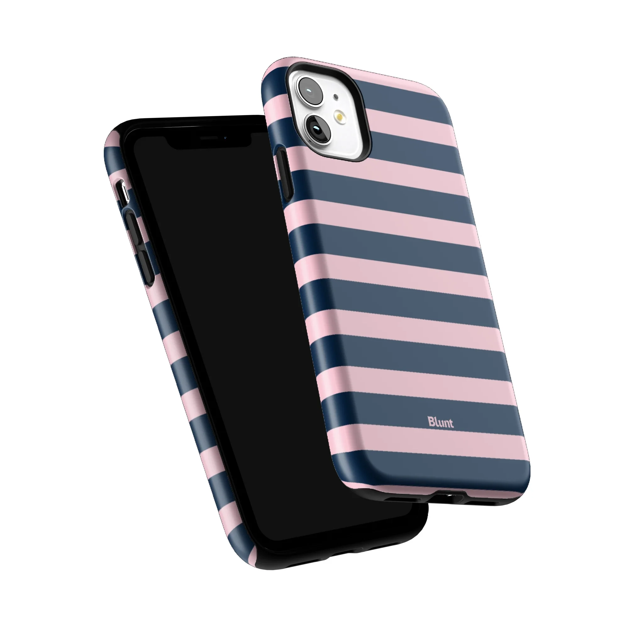 Blueberry Blush Stripe iPhone Case - Image 161