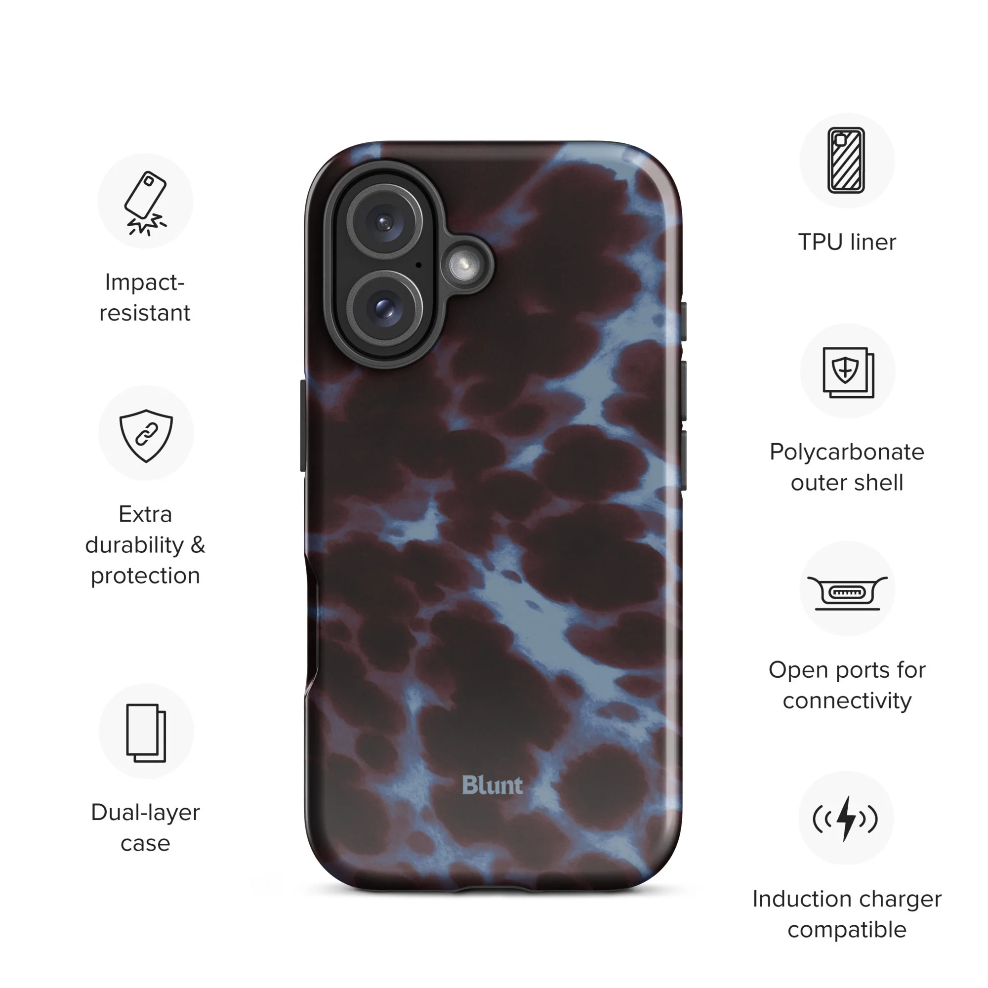 Blueberry Ember  iPhone Case - Image 26