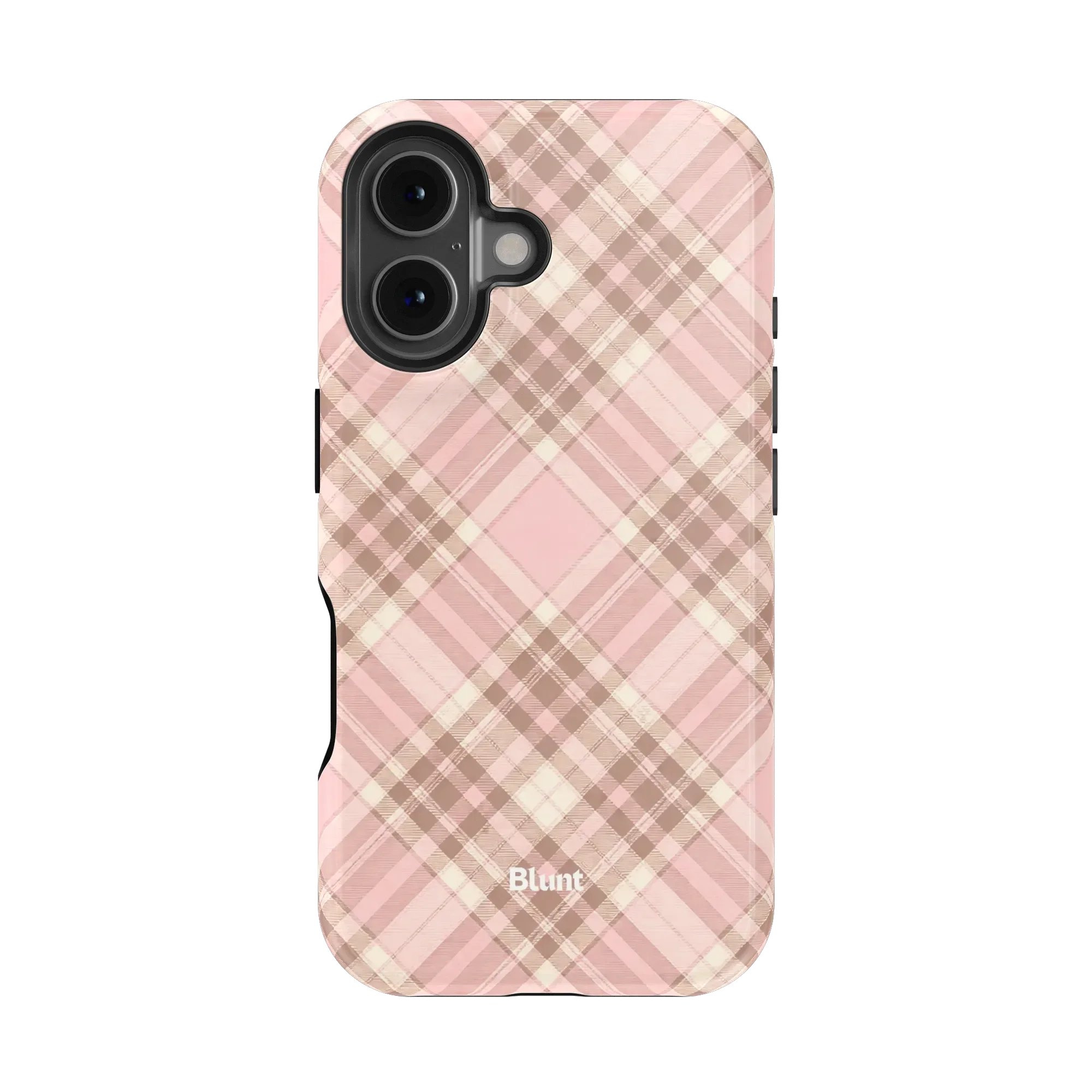 Blush Plaid iPhone Case - Image 5