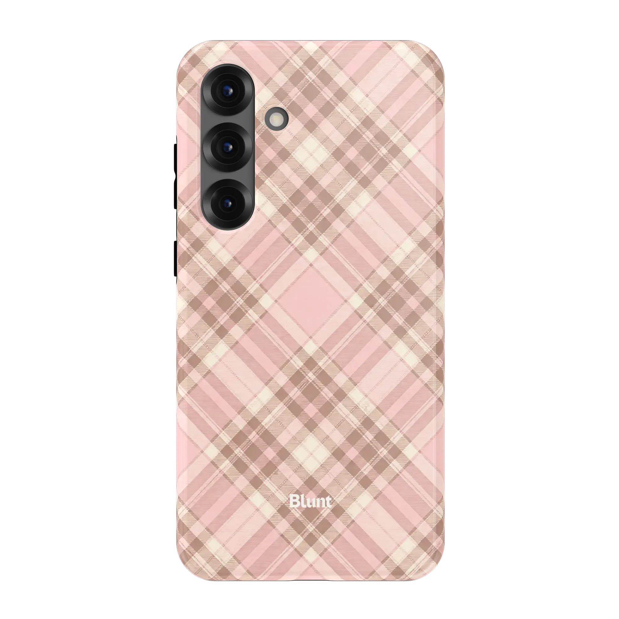 Blush Plaid Samsung Case - Image 2