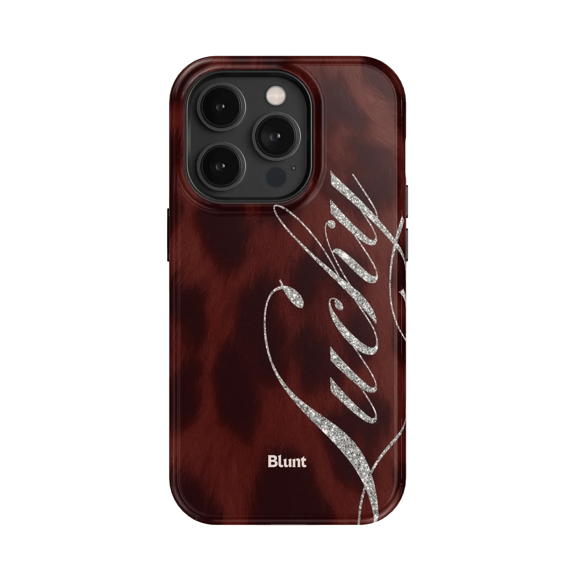 Brown Cheetah Lucky iPhone Case - Image 14