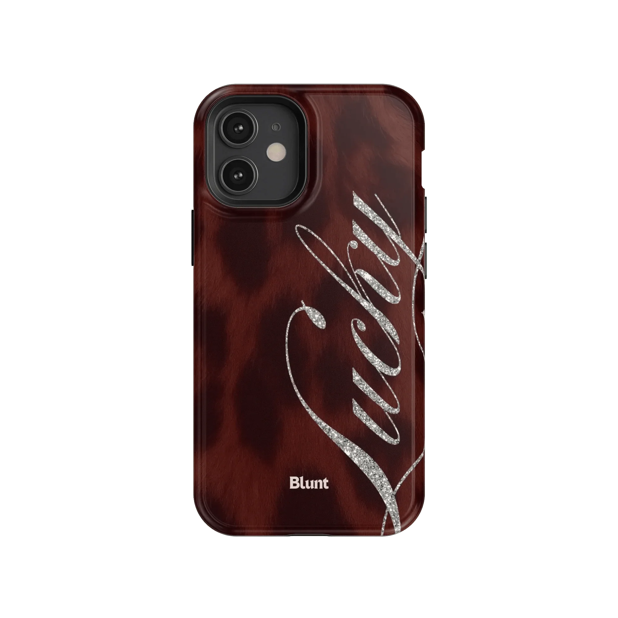 Brown Cheetah Lucky iPhone Case - Image 24