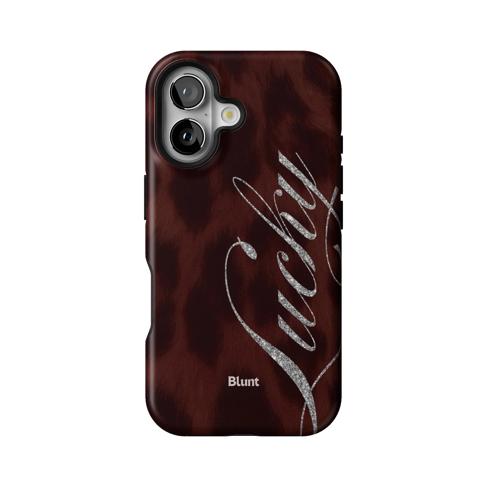 Brown Cheetah Lucky iPhone Case - Image 36
