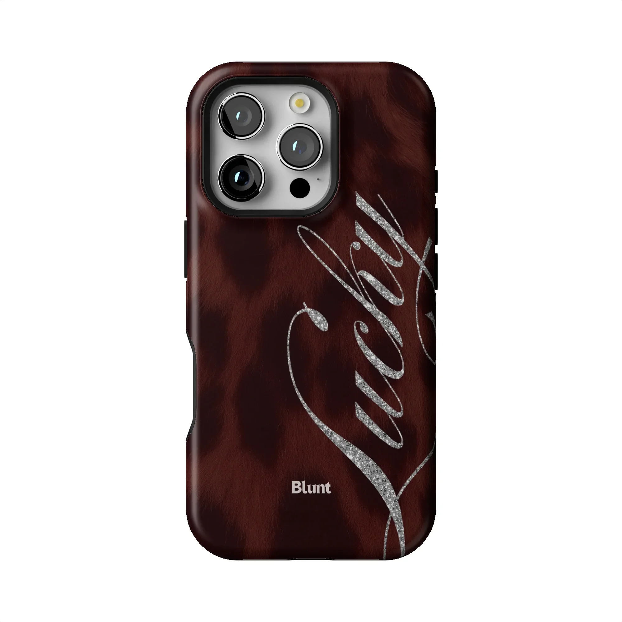 Brown Cheetah Lucky iPhone Case - Image 37