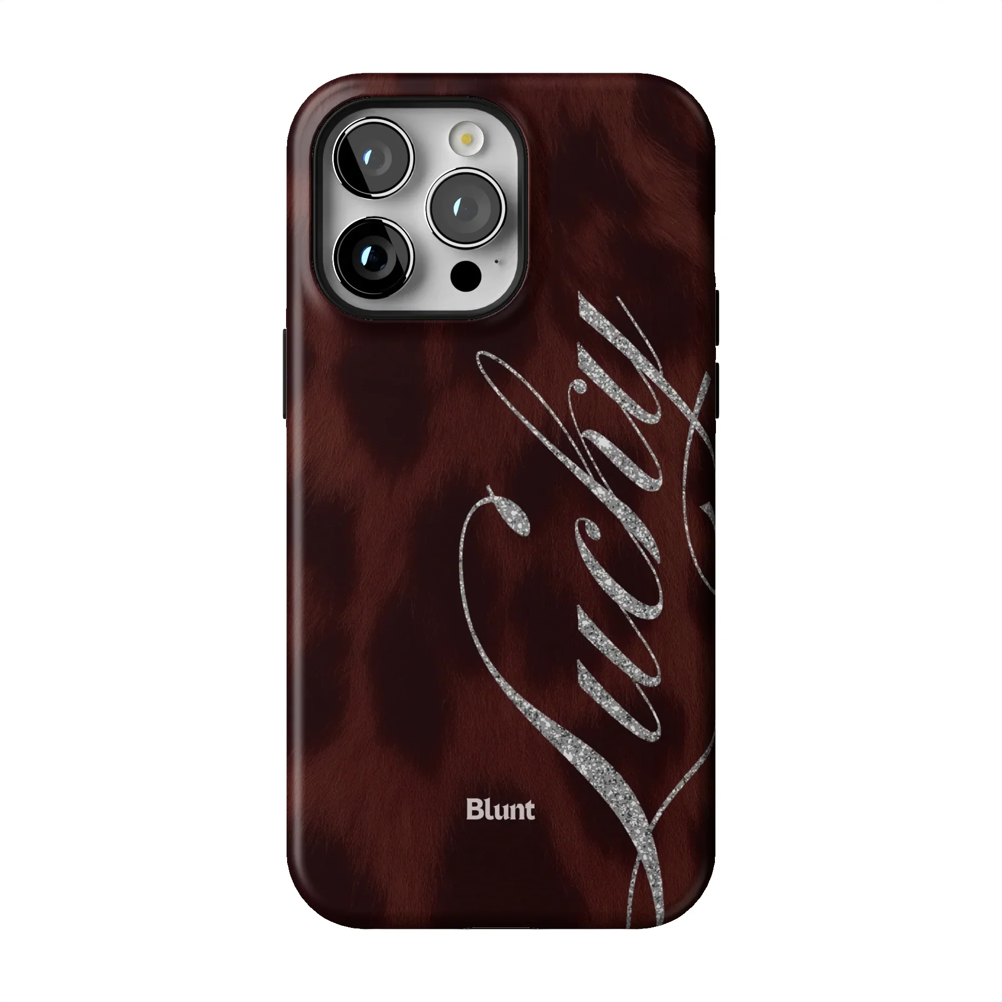 Brown Cheetah Lucky iPhone Case - Image 46