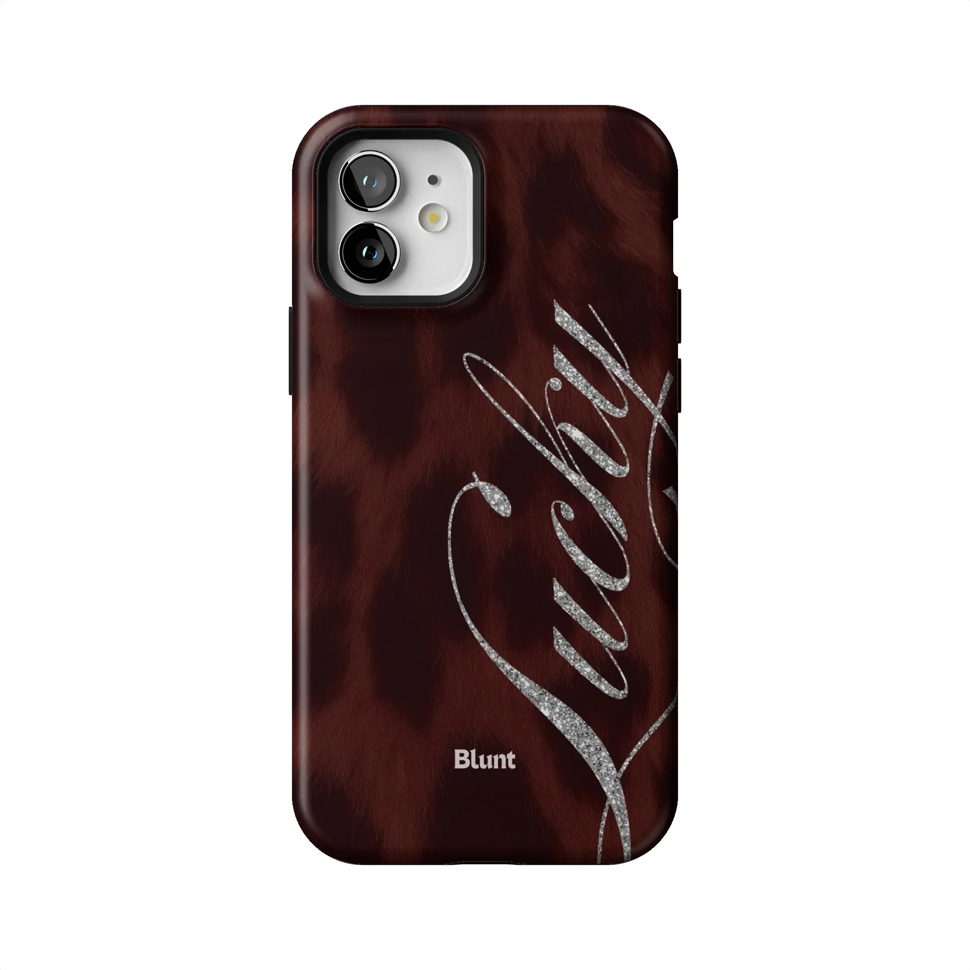 Brown Cheetah Lucky iPhone Case - Image 52