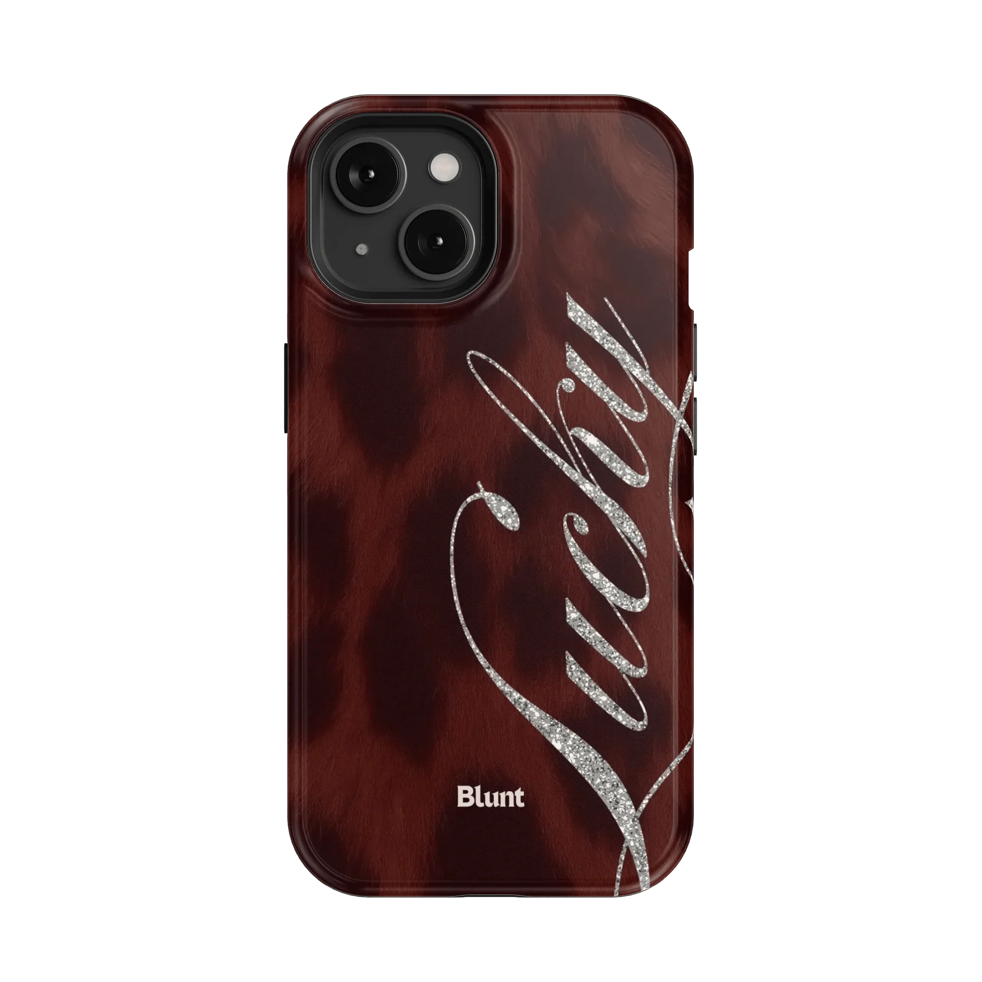 Brown Cheetah Lucky iPhone Case - Image 9