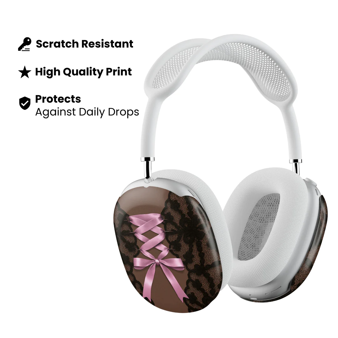 Brown Corset AirPod Max Case - Image 3