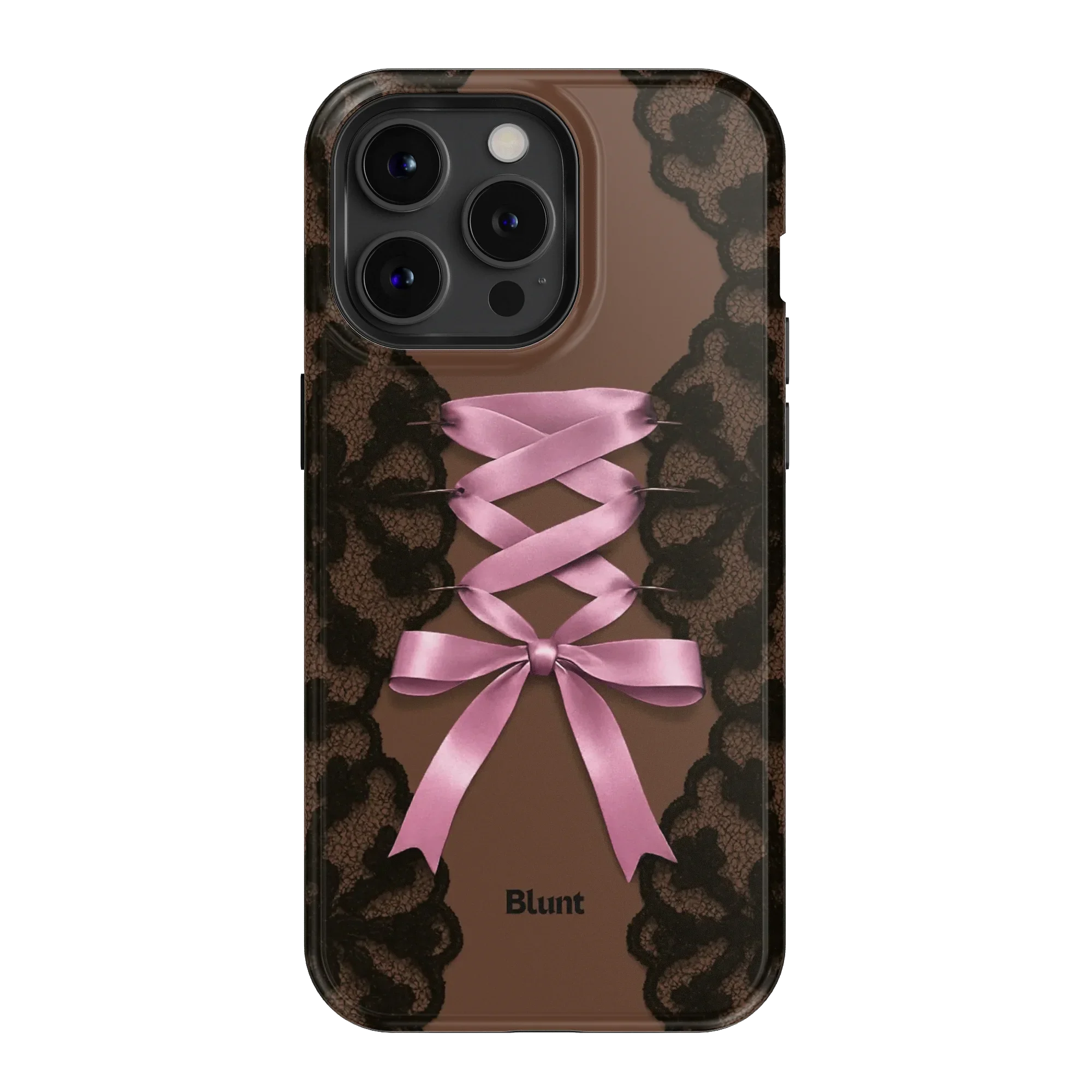Brown Corset iPhone Case - Image 11