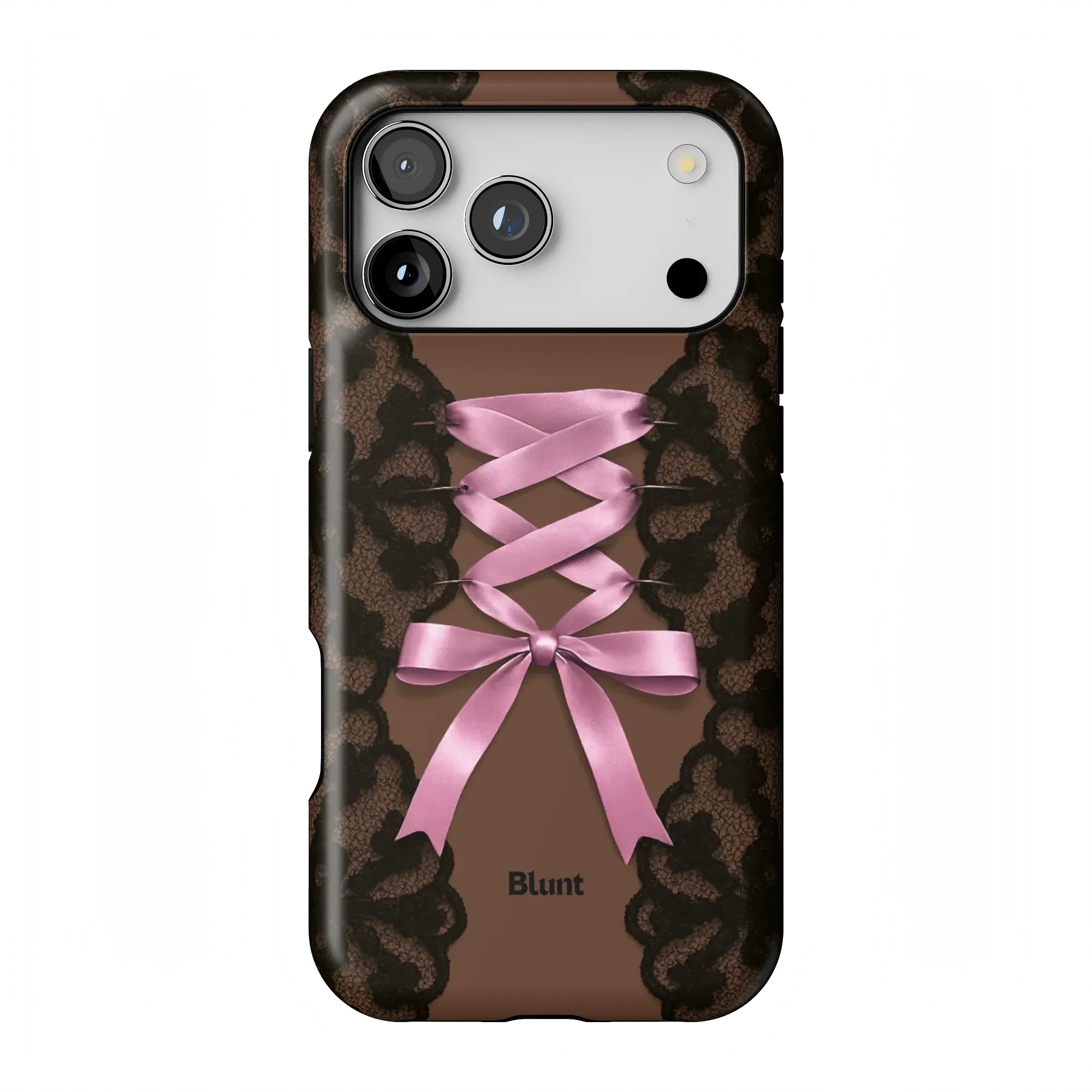 Brown Corset iPhone Case - Image 3