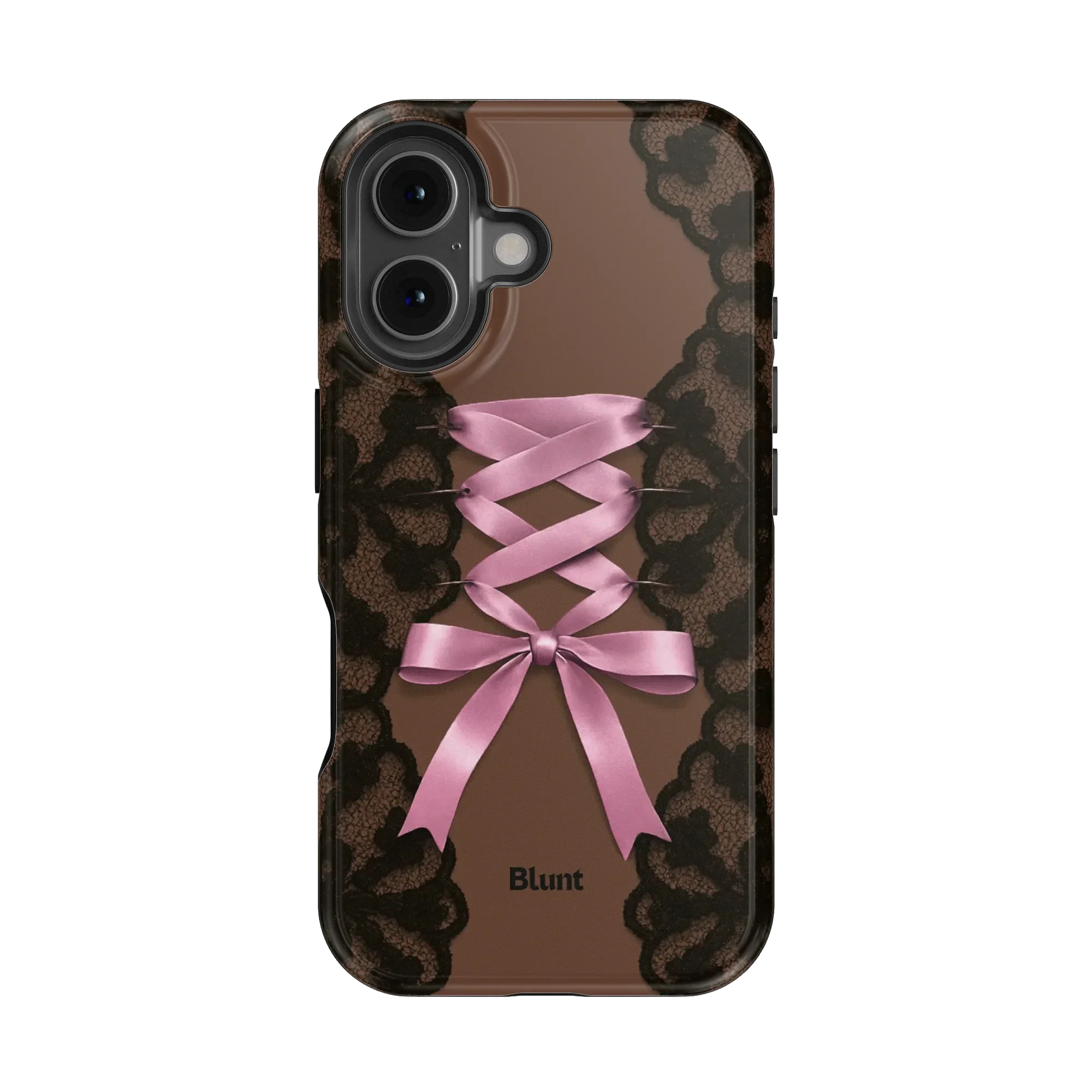 Brown Corset iPhone Case - Image 5
