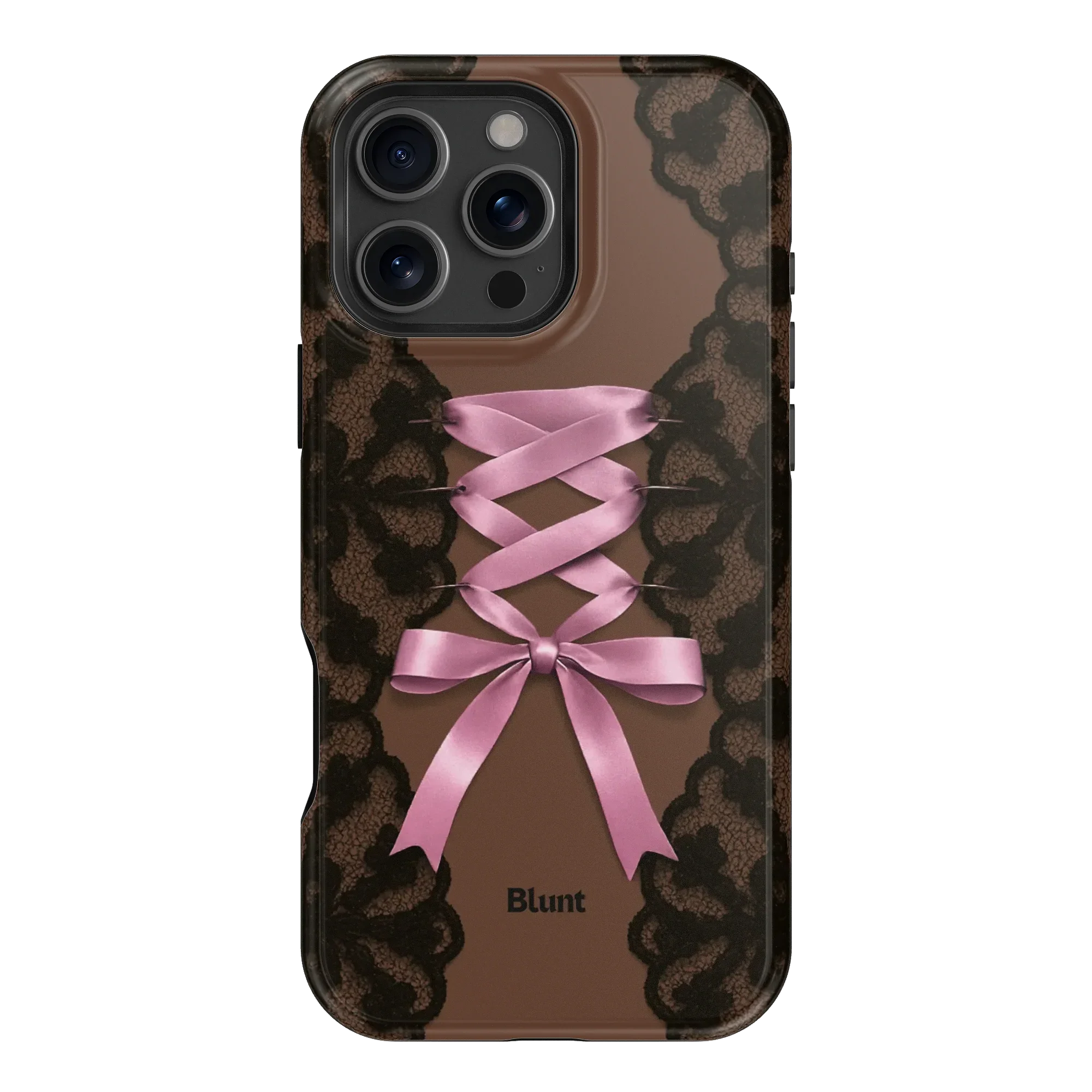 Brown Corset iPhone Case - Image 7