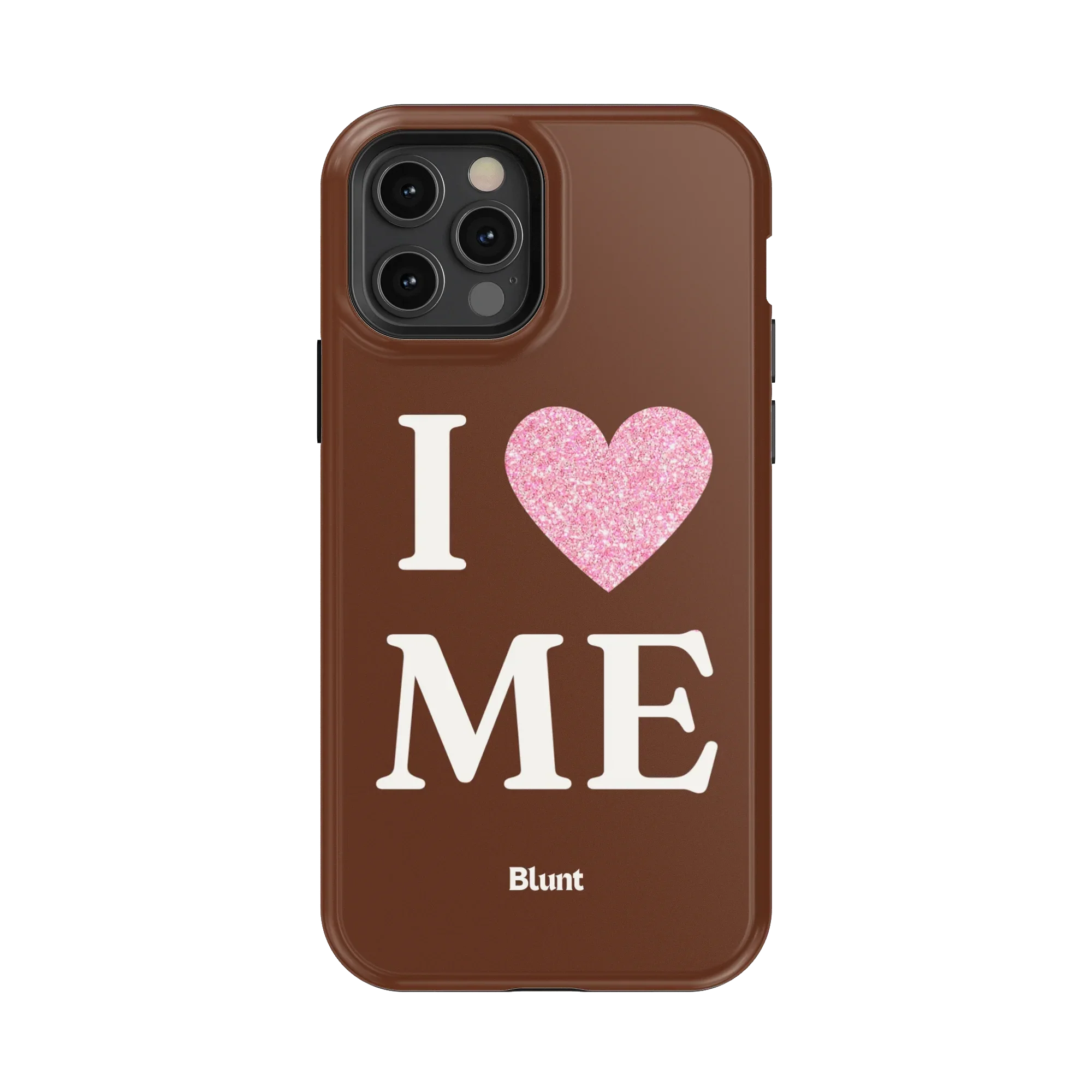 Brown I Love Me iPhone Case - Image 22